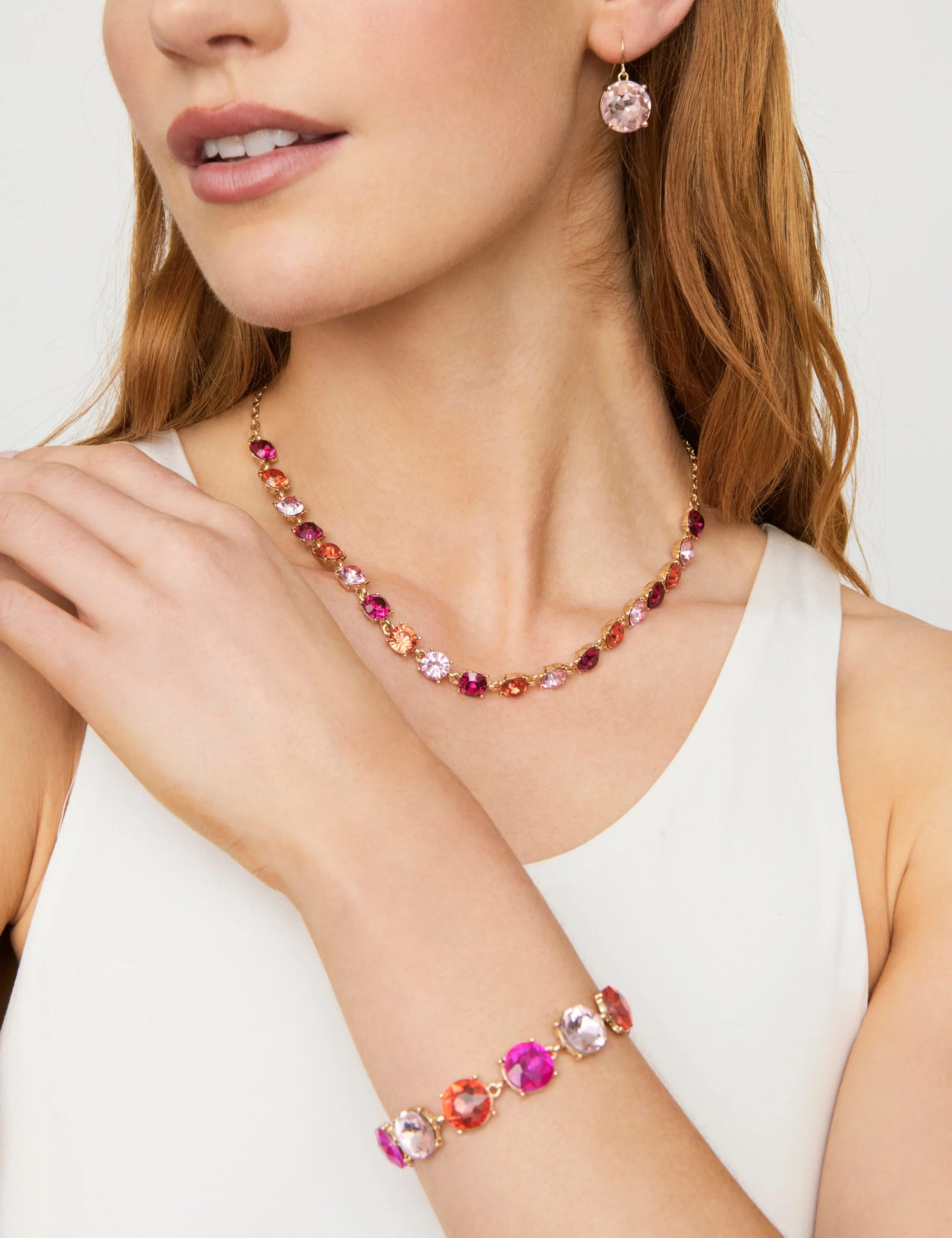 CLASSIC MIX STONE NECKLACE - Image 4