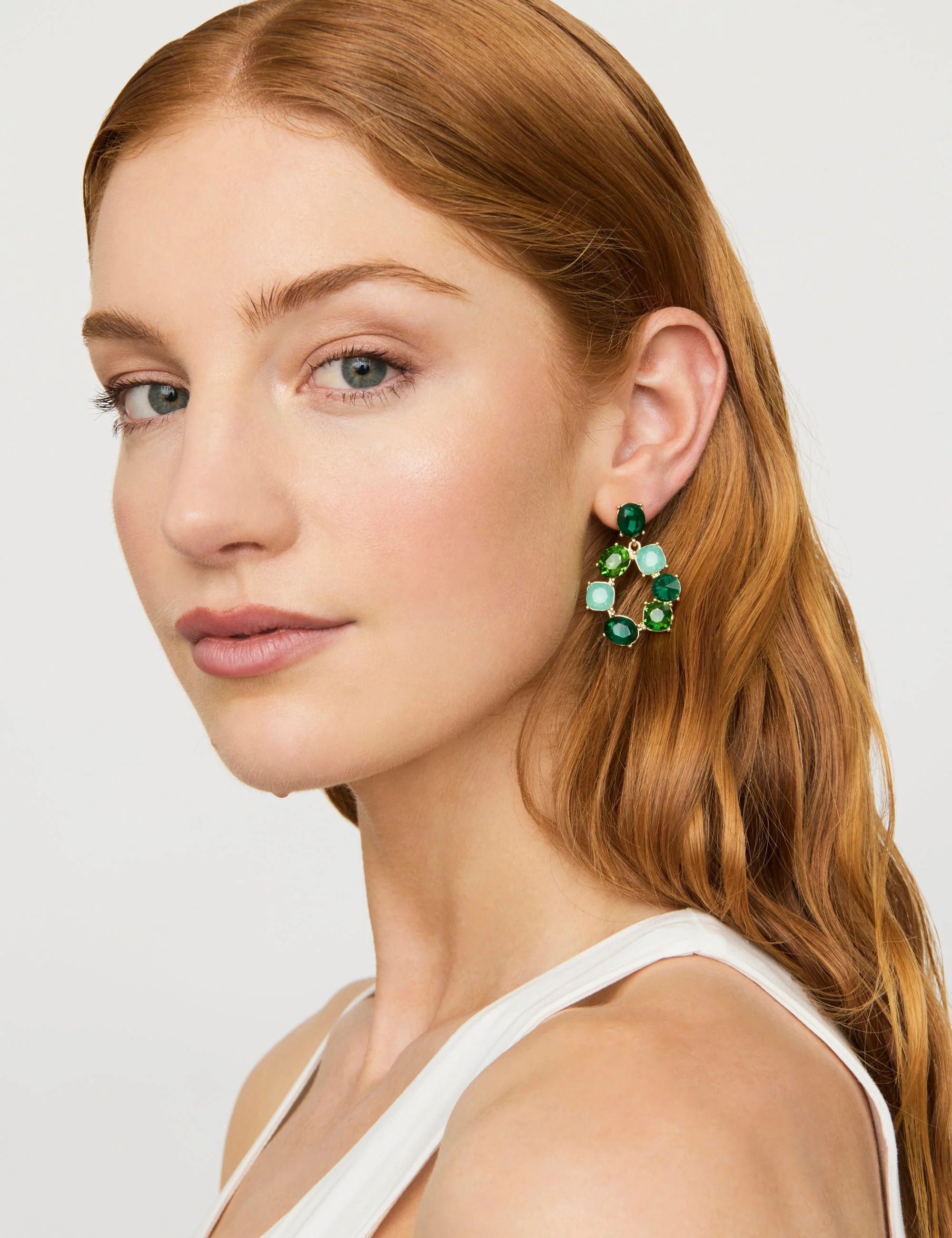 CLUSTER DROP EARRING - Image 2