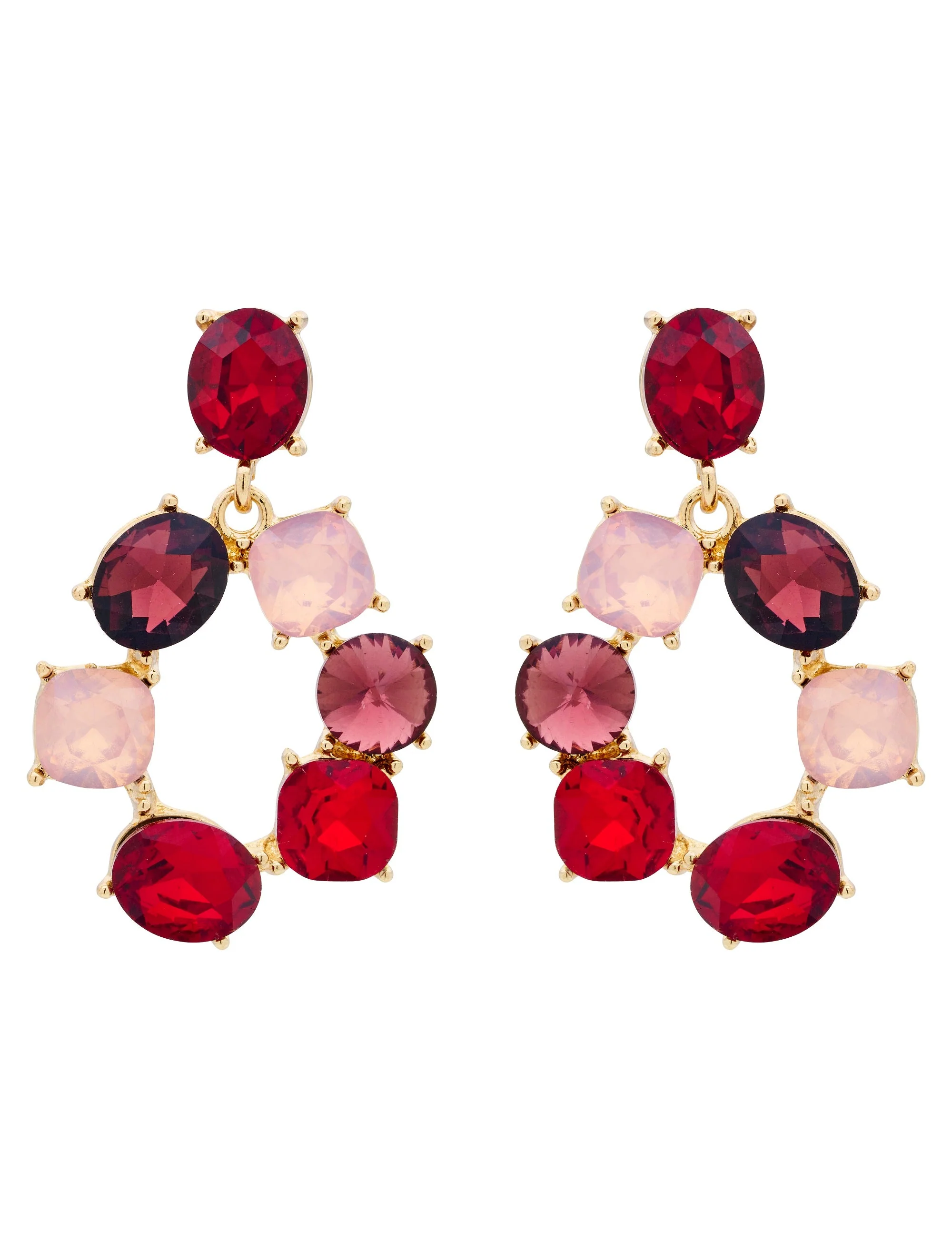 CLUSTER DROP EARRING