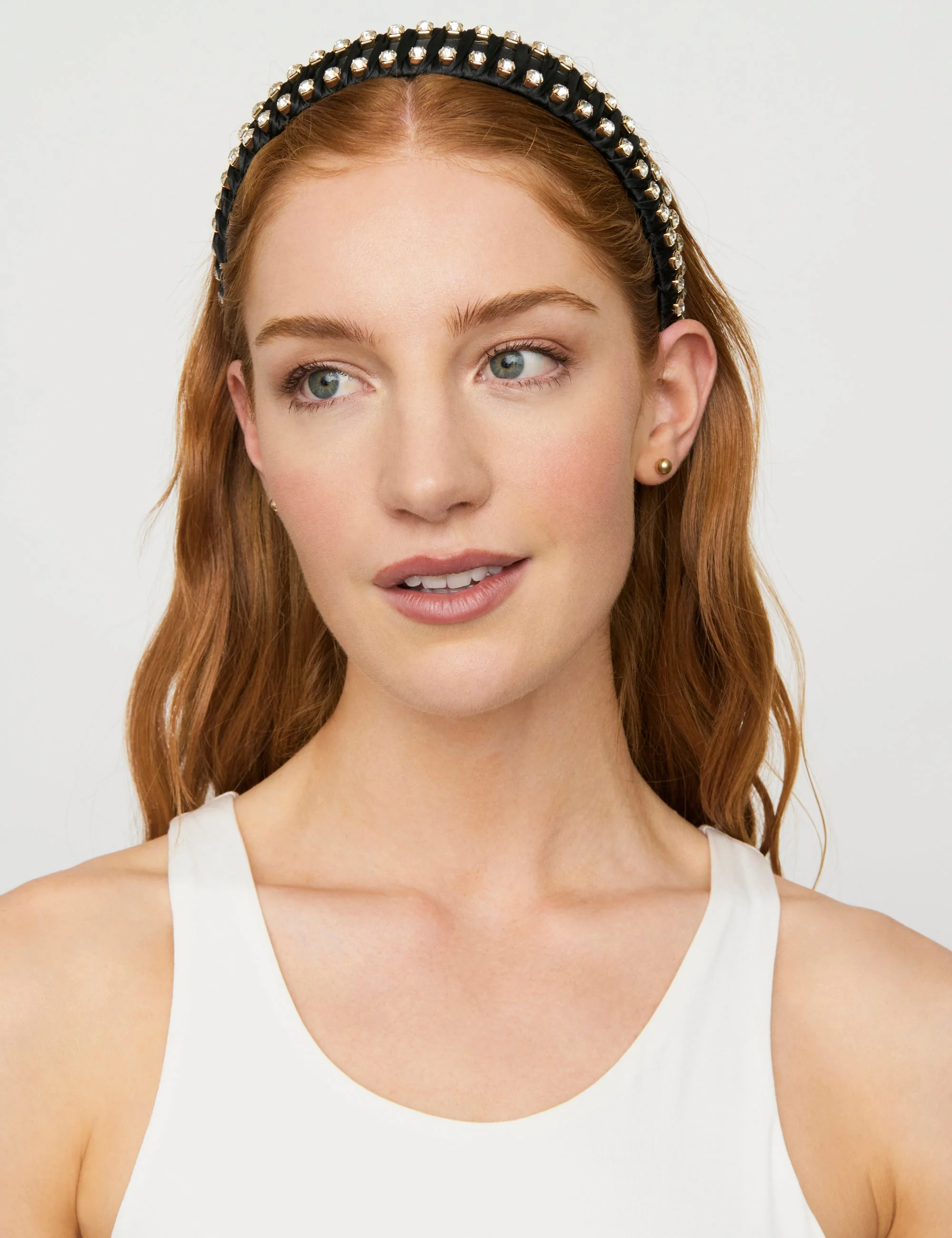 CRYSTAL AND WEAVE HEADBAND - Image 5
