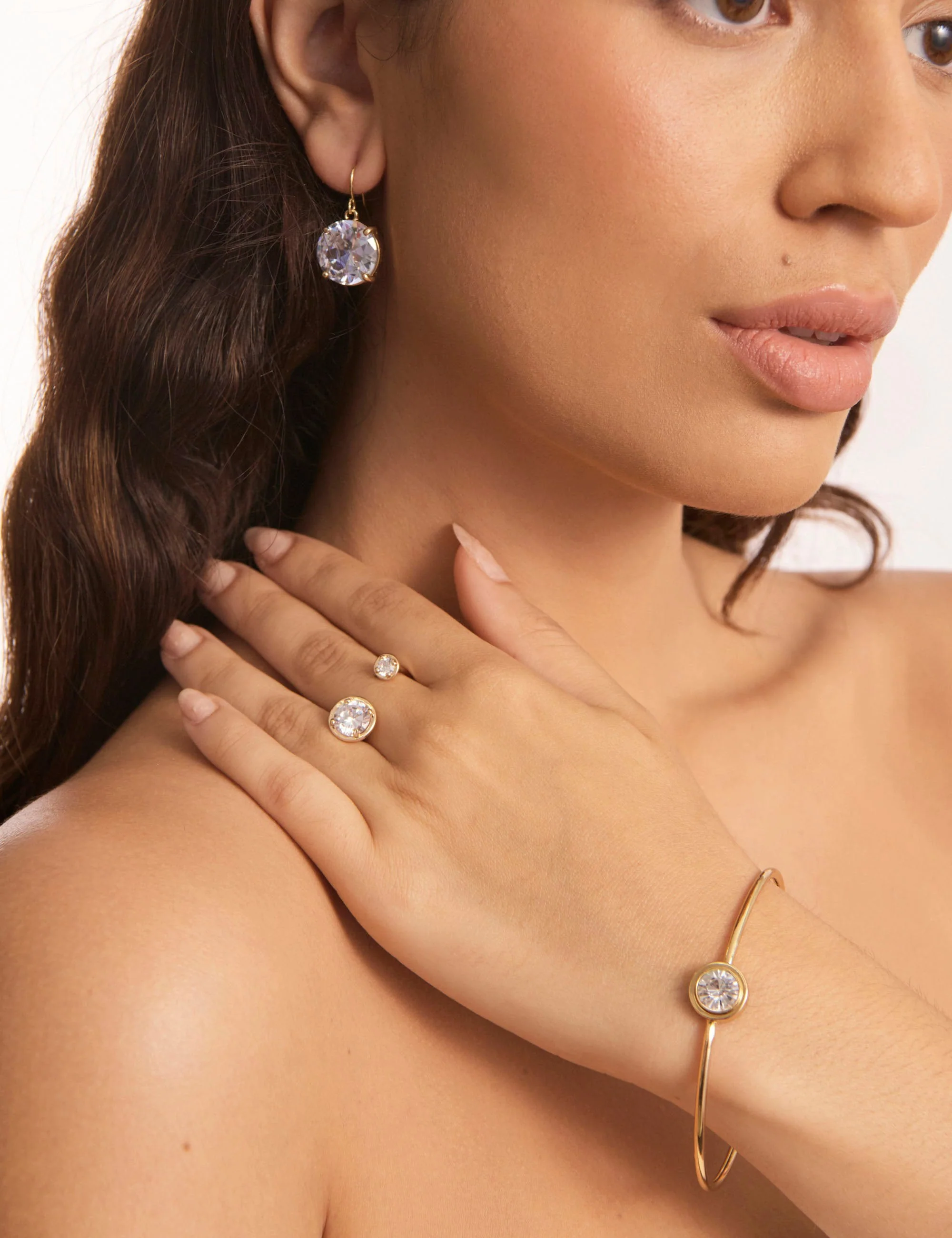 DUO CRYSTAL STONE SET RING - Image 5