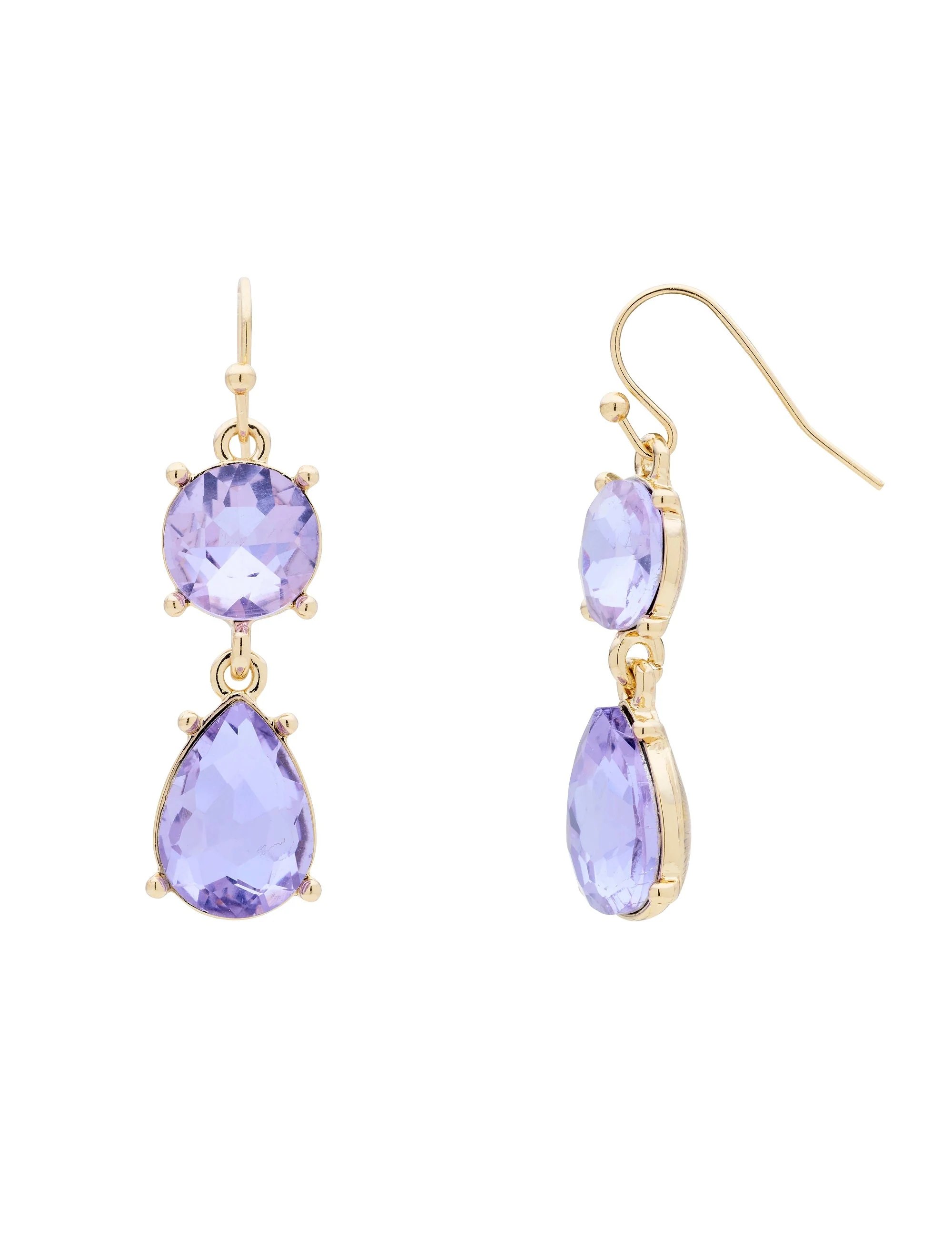 DUO STONE DROP EARRING - Image 3