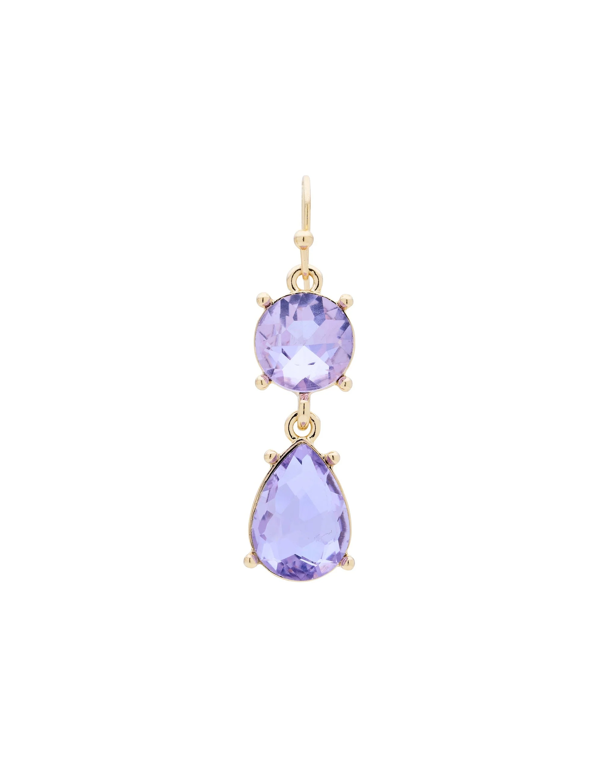 DUO STONE DROP EARRING - Image 4