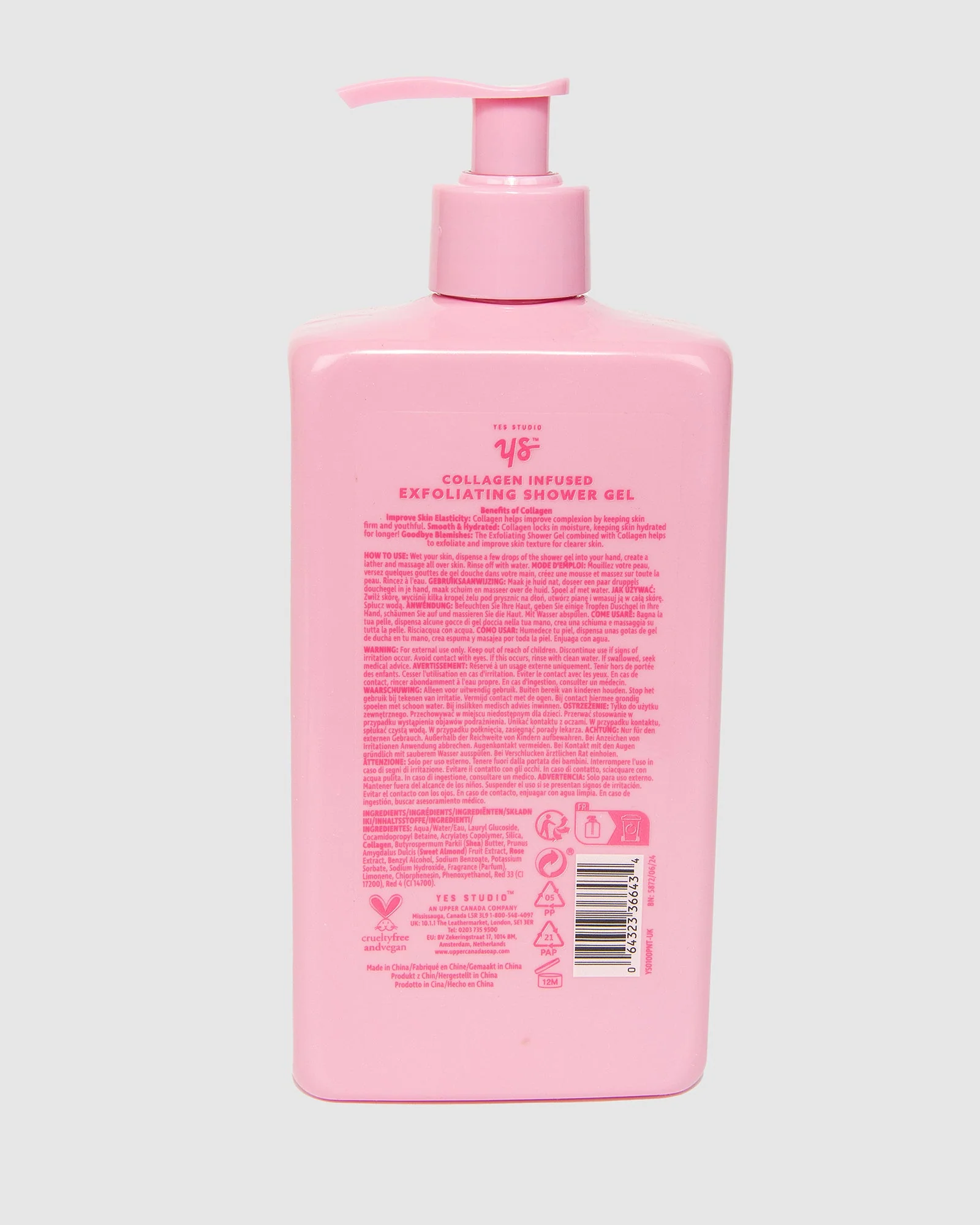 Exfoliating Shower Gel - Shea Butter, Rose & Sweet Almond - Image 3