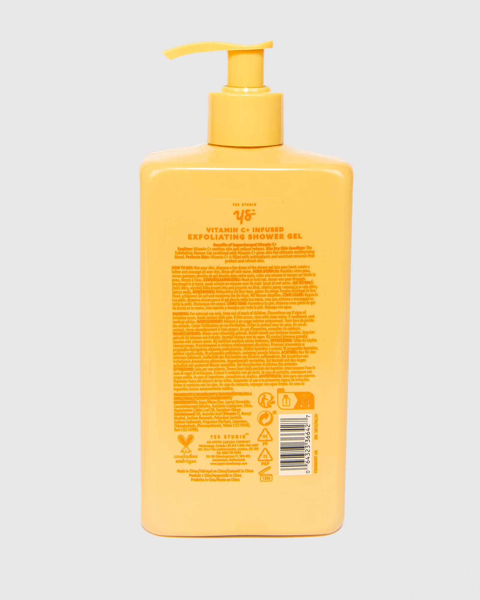 Exfoliating Shower Gel - Vitamin C, Orange & Bergamont - Image 3