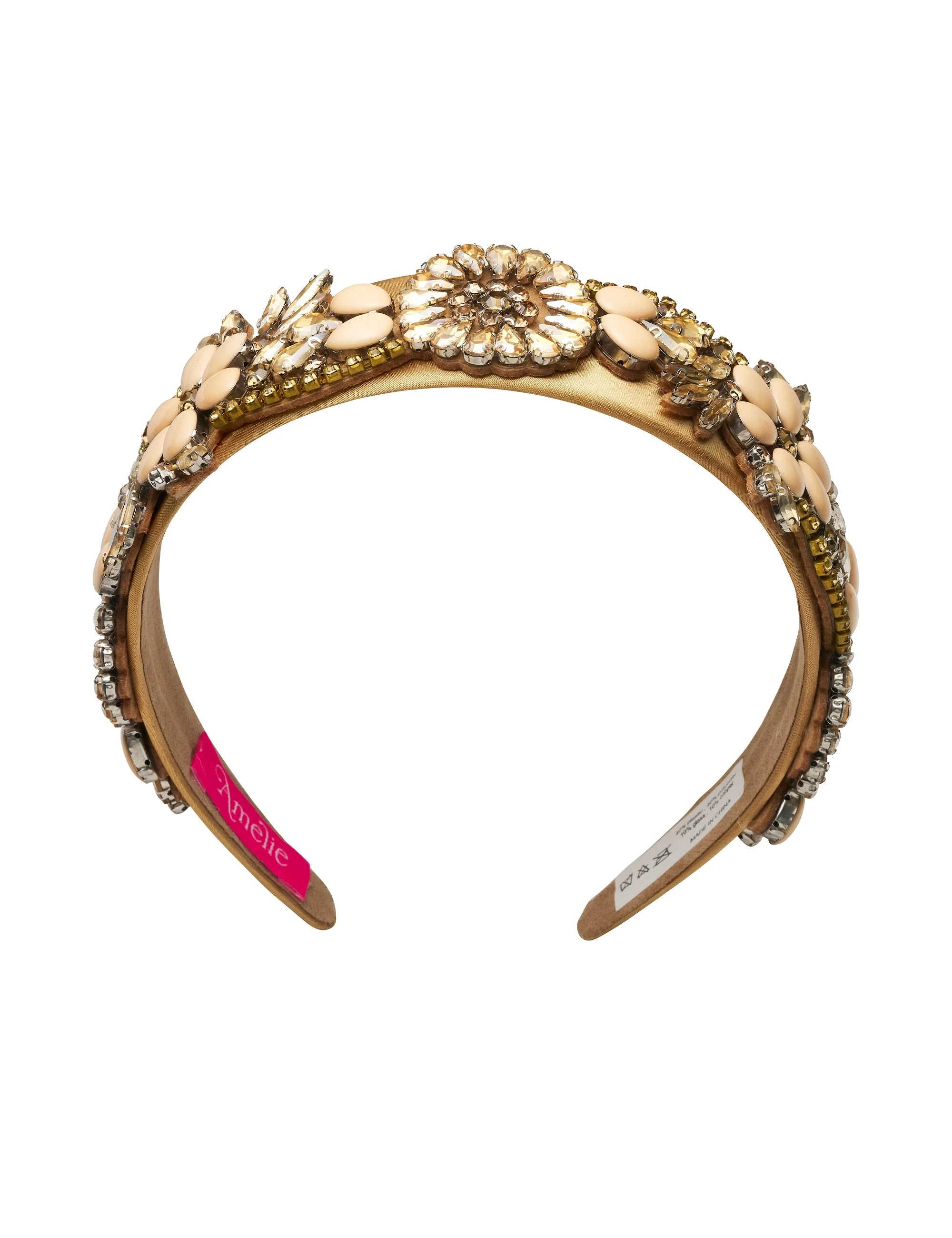 FLORA EMBELLISHED WIDE HEADBAND - Image 3