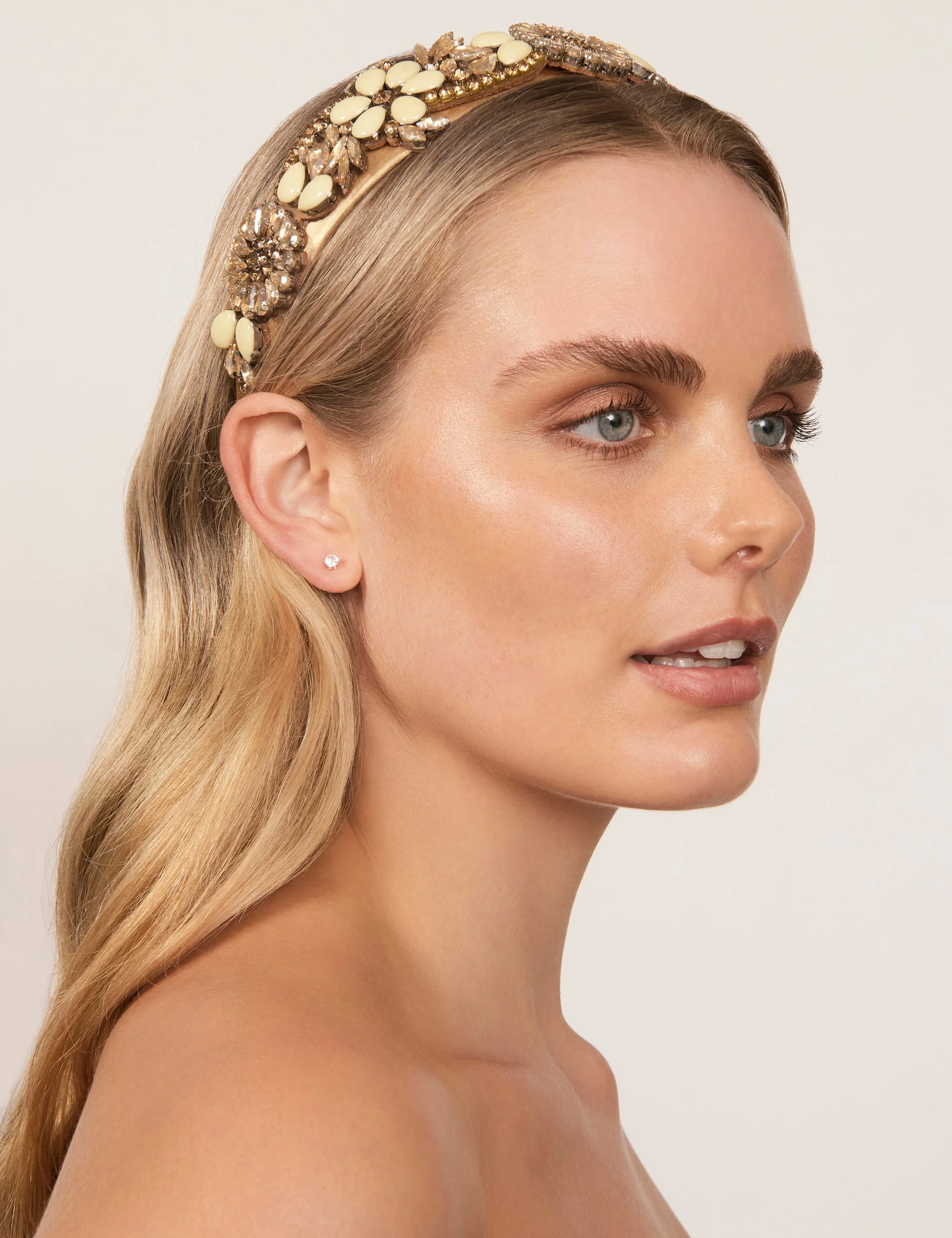 FLORA EMBELLISHED WIDE HEADBAND - Image 4