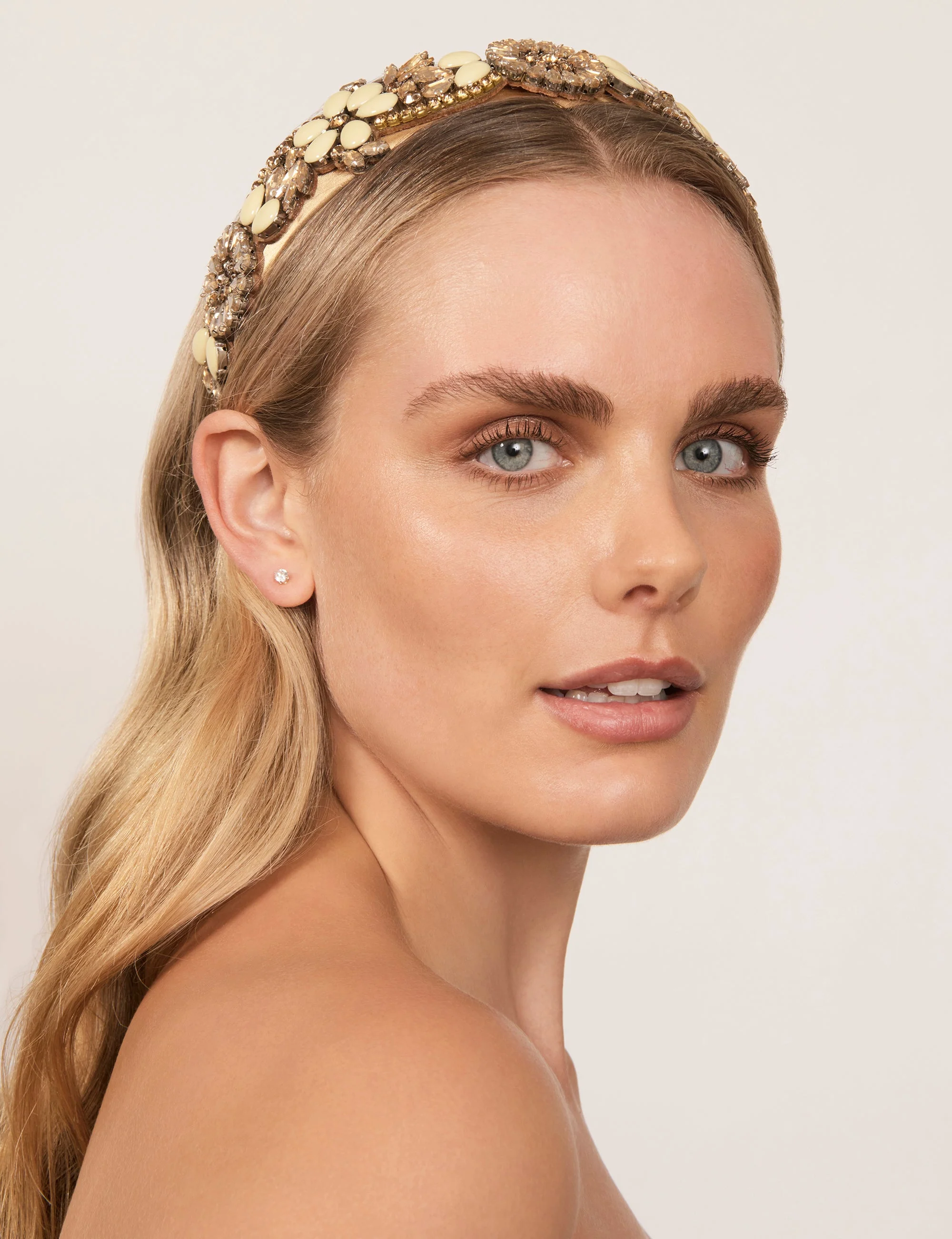 FLORA EMBELLISHED WIDE HEADBAND - Image 5