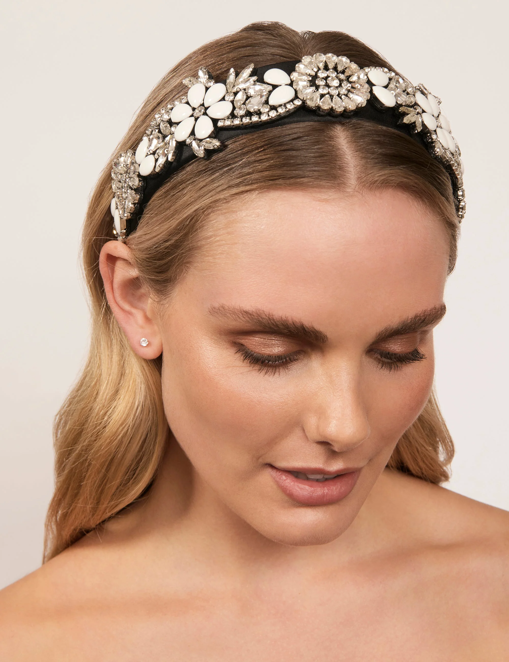 FLORA EMBELLISHED WIDE HEADBAND - Image 5