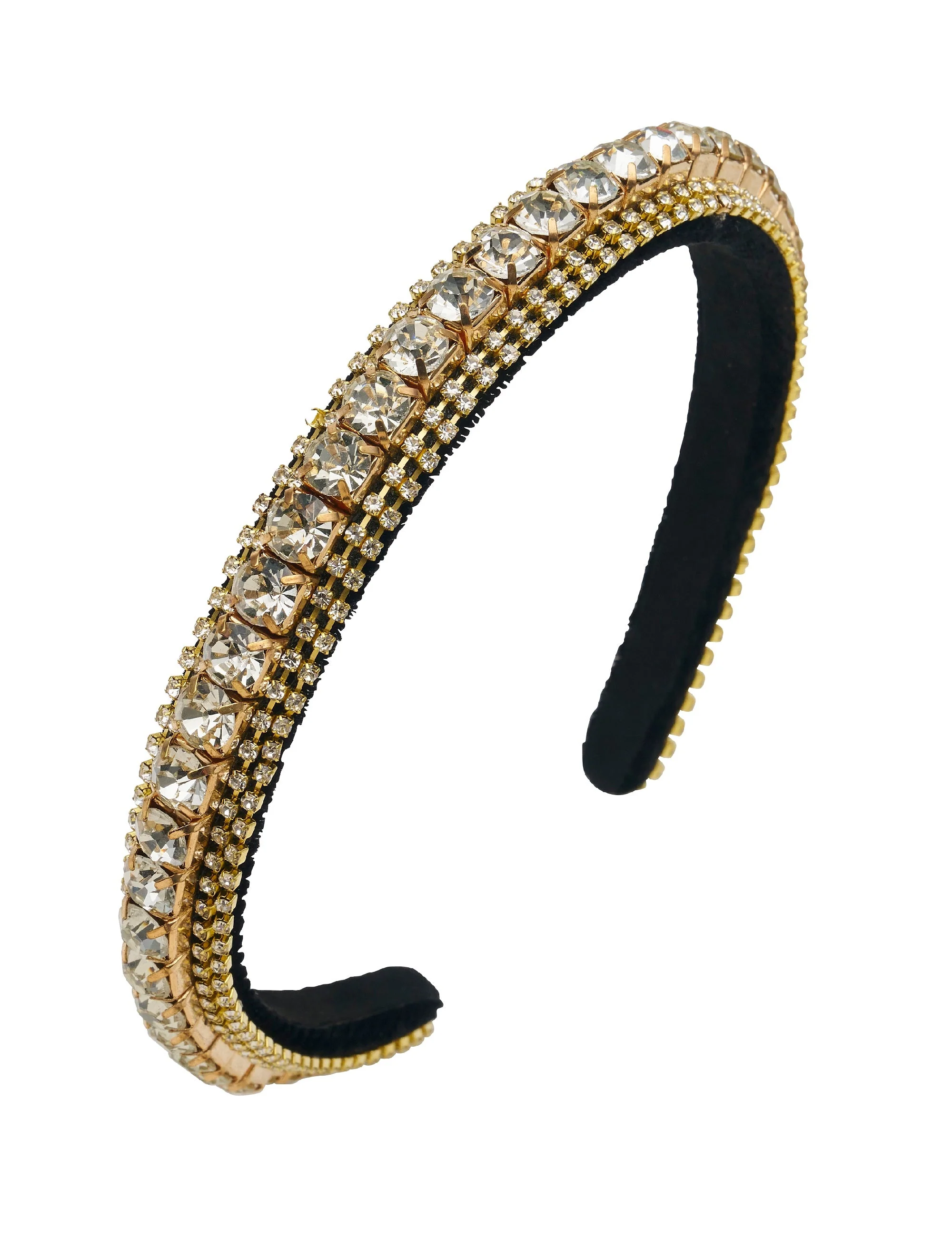 FULL CRYSTAL NARROW HEADBAND