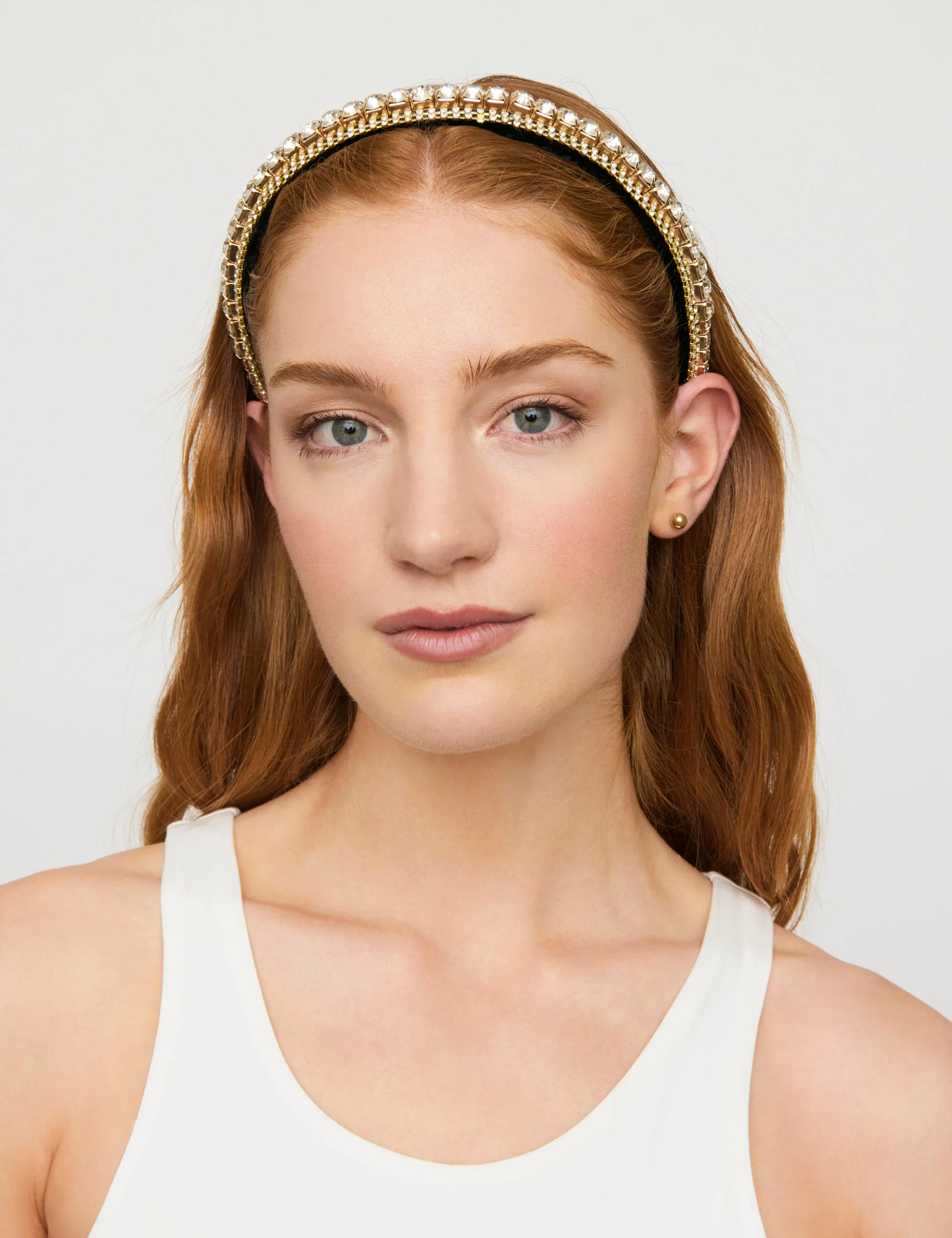 FULL CRYSTAL NARROW HEADBAND - Image 5