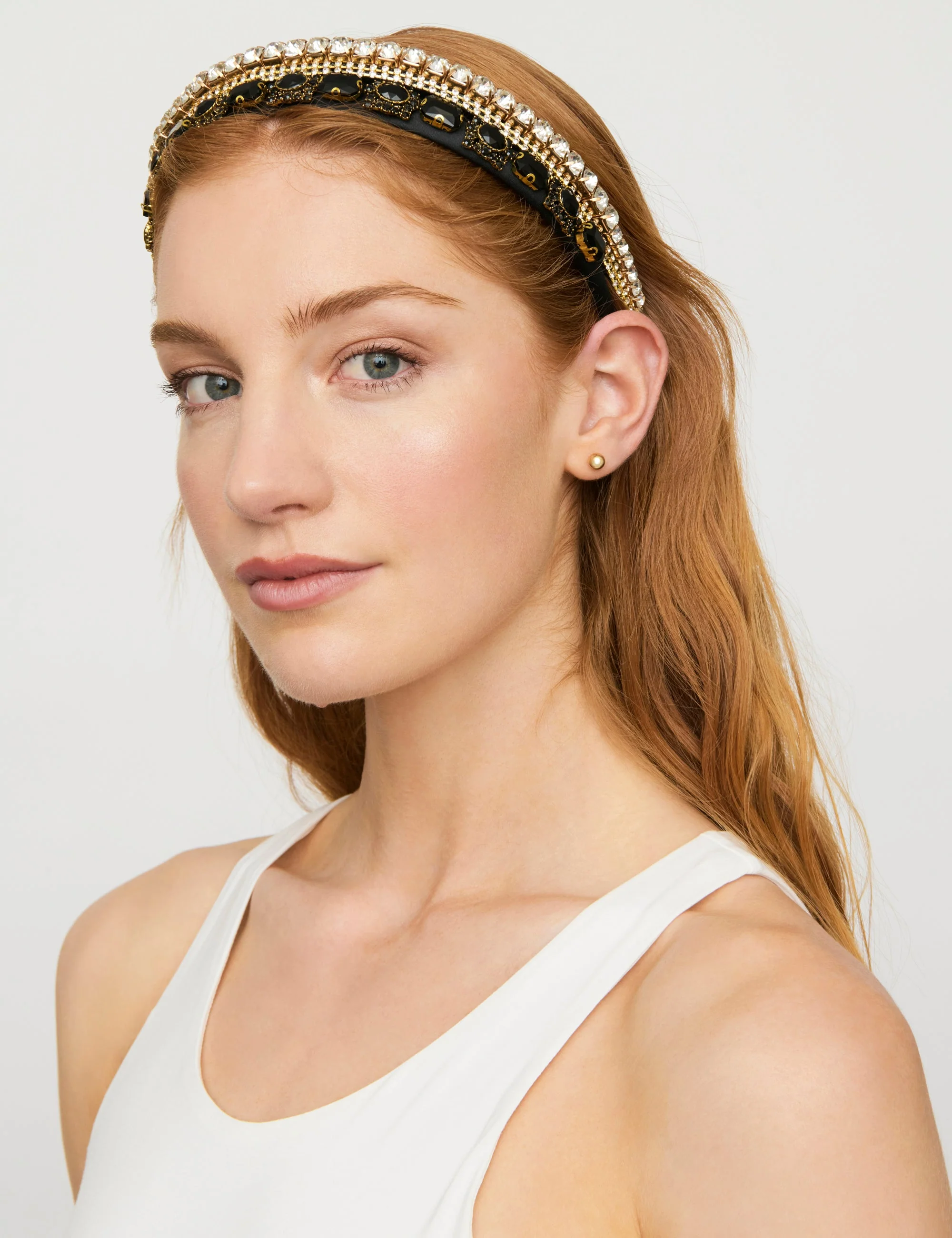 FULL CRYSTAL NARROW HEADBAND - Image 6