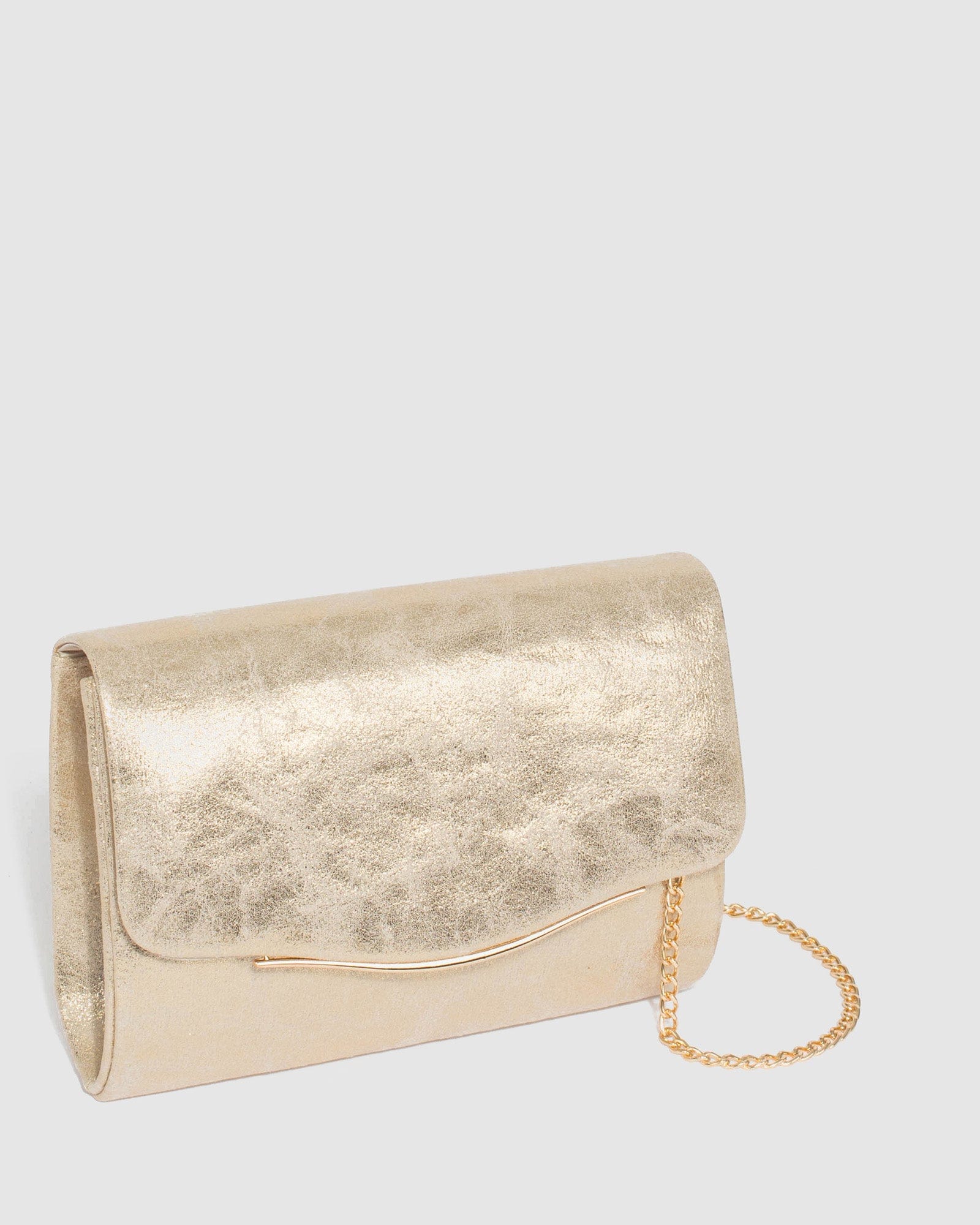 Gold Adele Evening Clutch Bag - Image 3