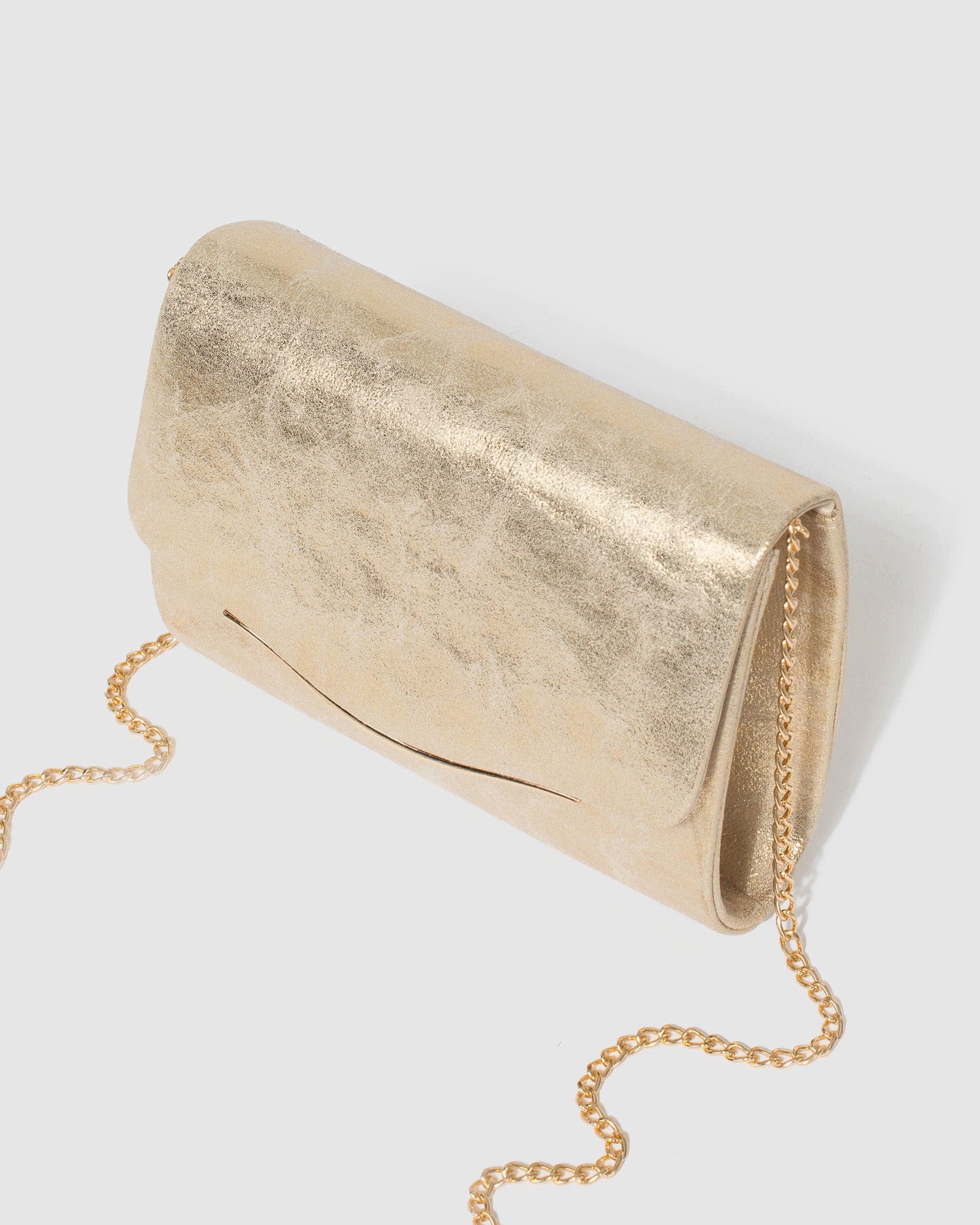 Gold Adele Evening Clutch Bag - Image 6