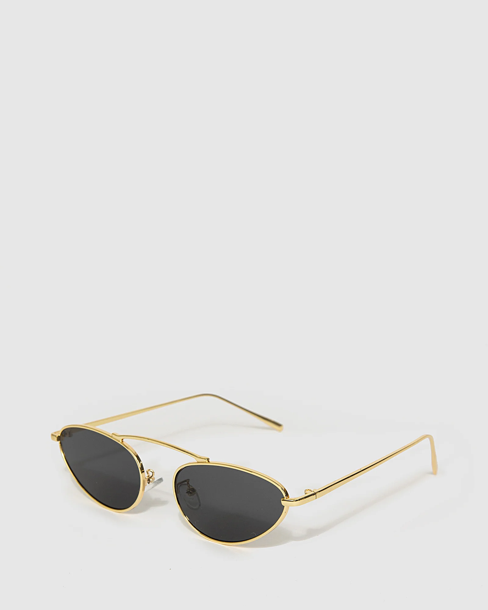 Gold & Black Cat Eye Sunglasses - Image 2