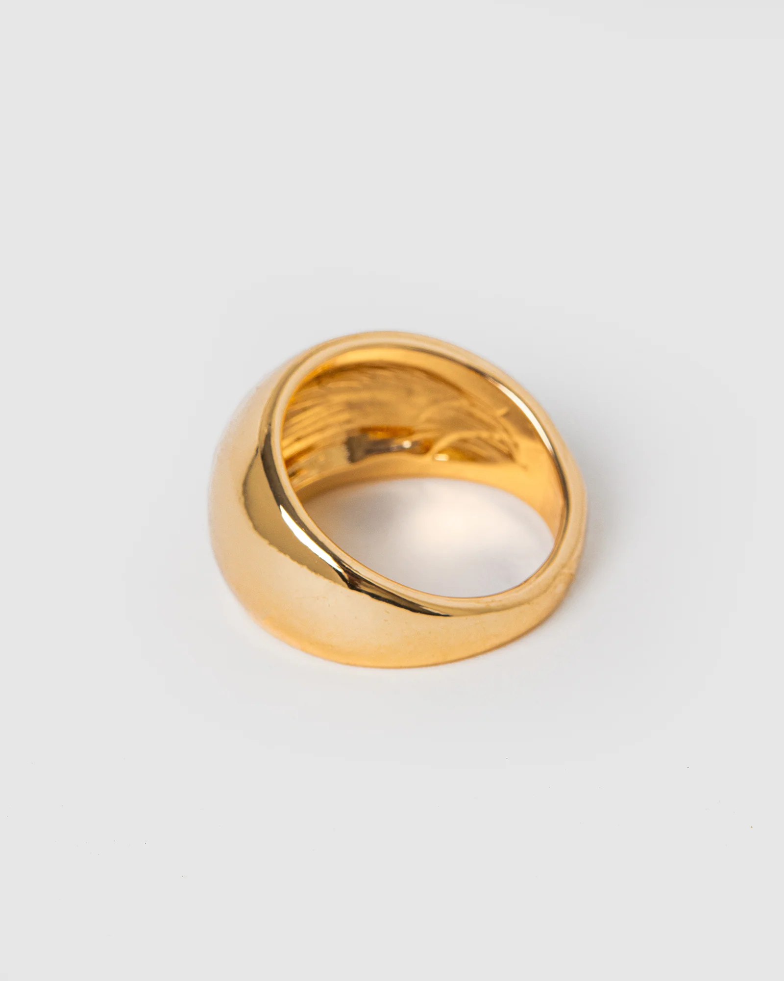 Gold Dome Ring - Image 3