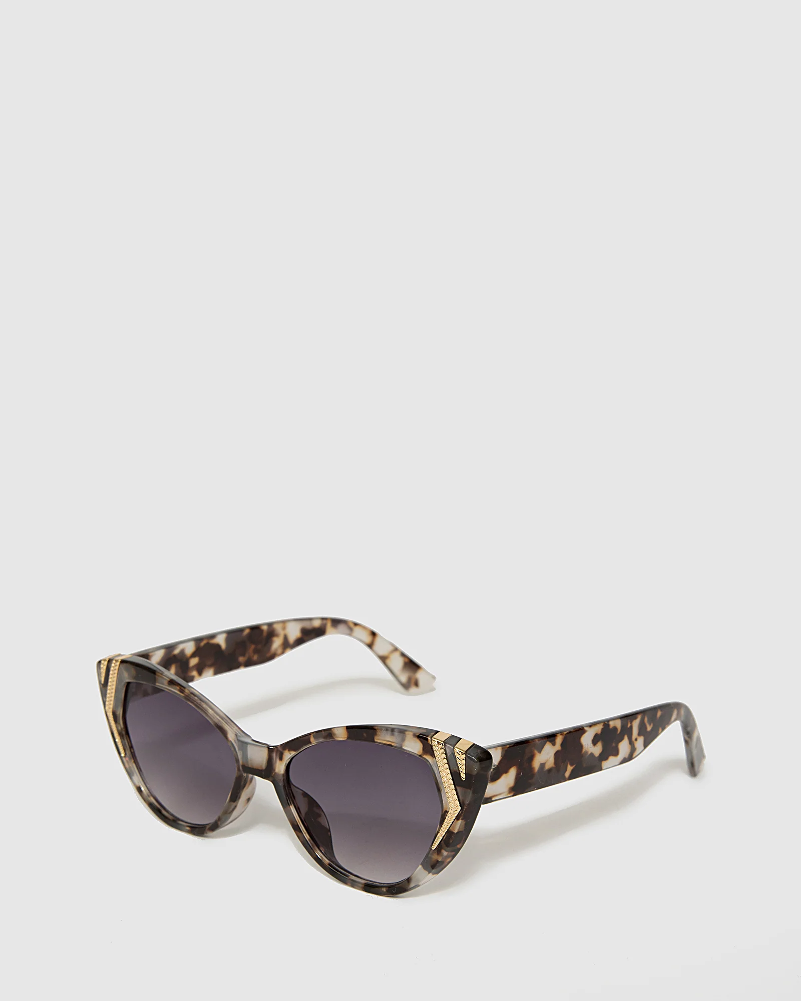 Gold Embellished Cat Eye Sunglasses - Image 2