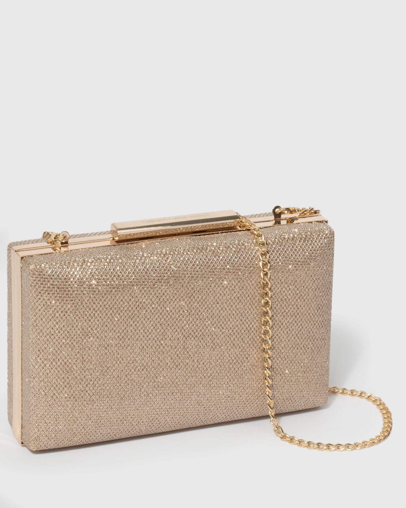 Gold Jaimi Clutch Bag - Image 3