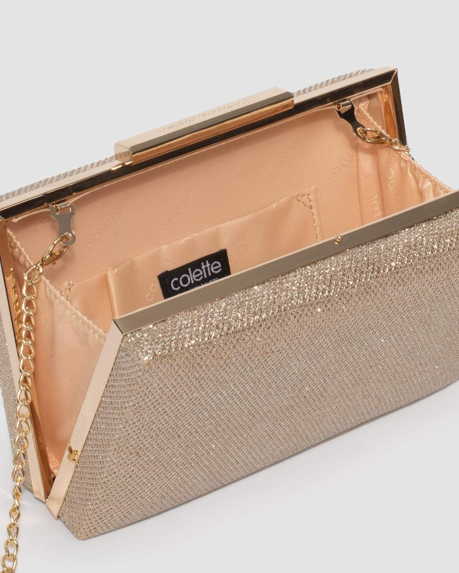 Gold Jaimi Clutch Bag - Image 6