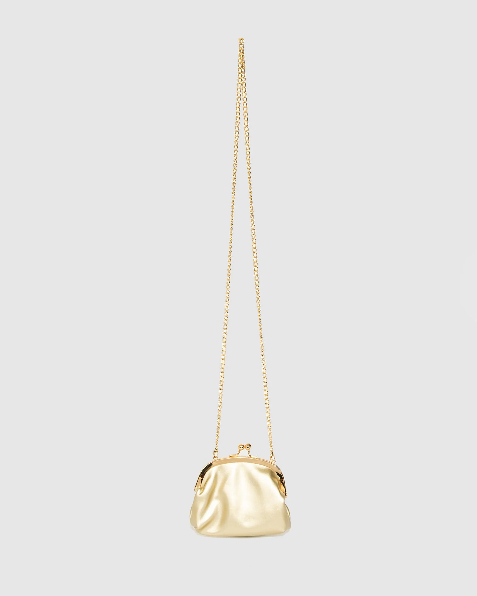 Gold Kids Gigi Gold Clutch Bag - Image 3