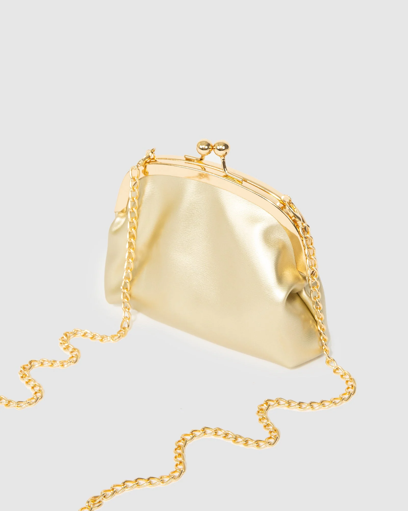 Gold Kids Gigi Gold Clutch Bag - Image 4
