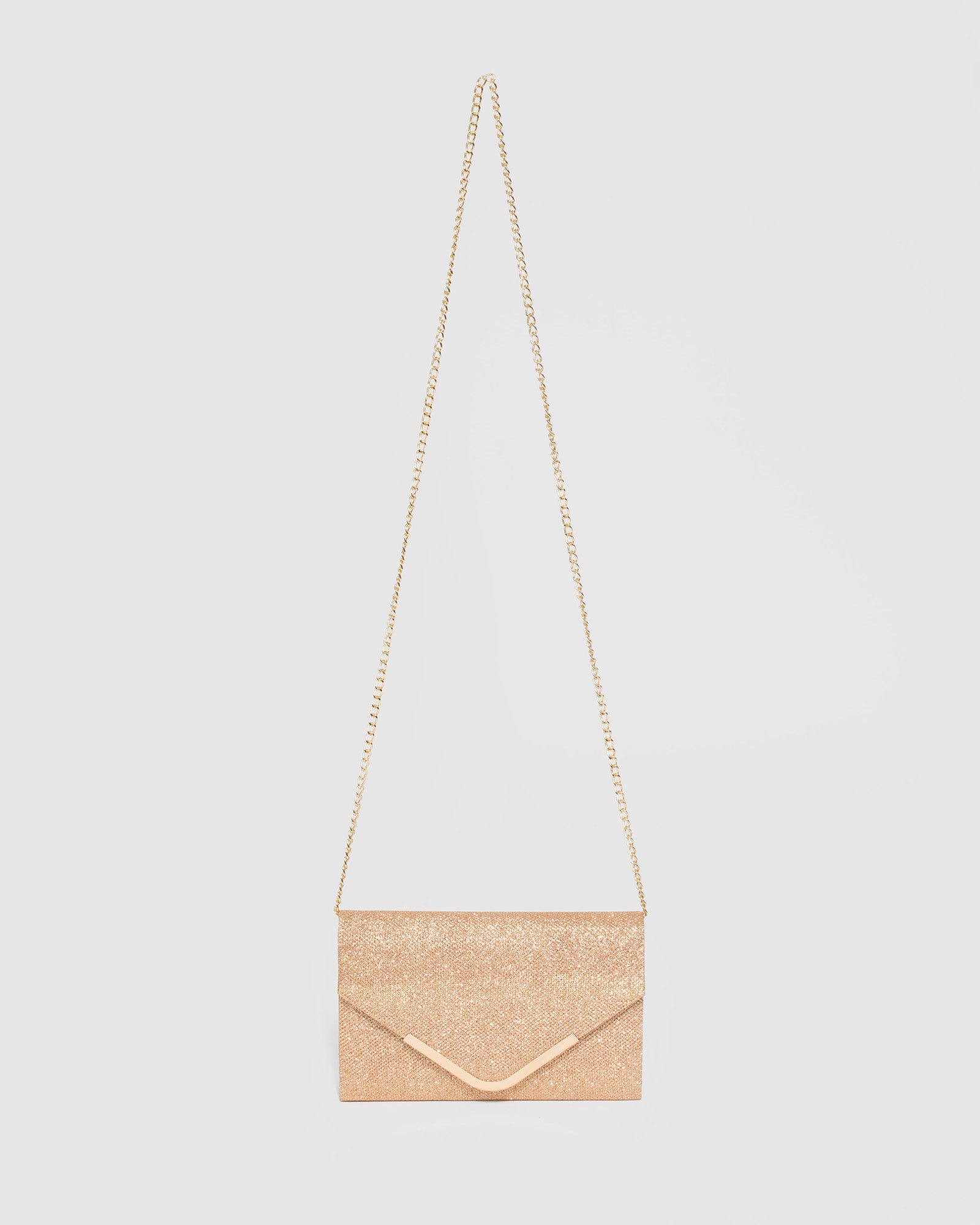 Gold Lila Envelope Clutch Bag - Image 5