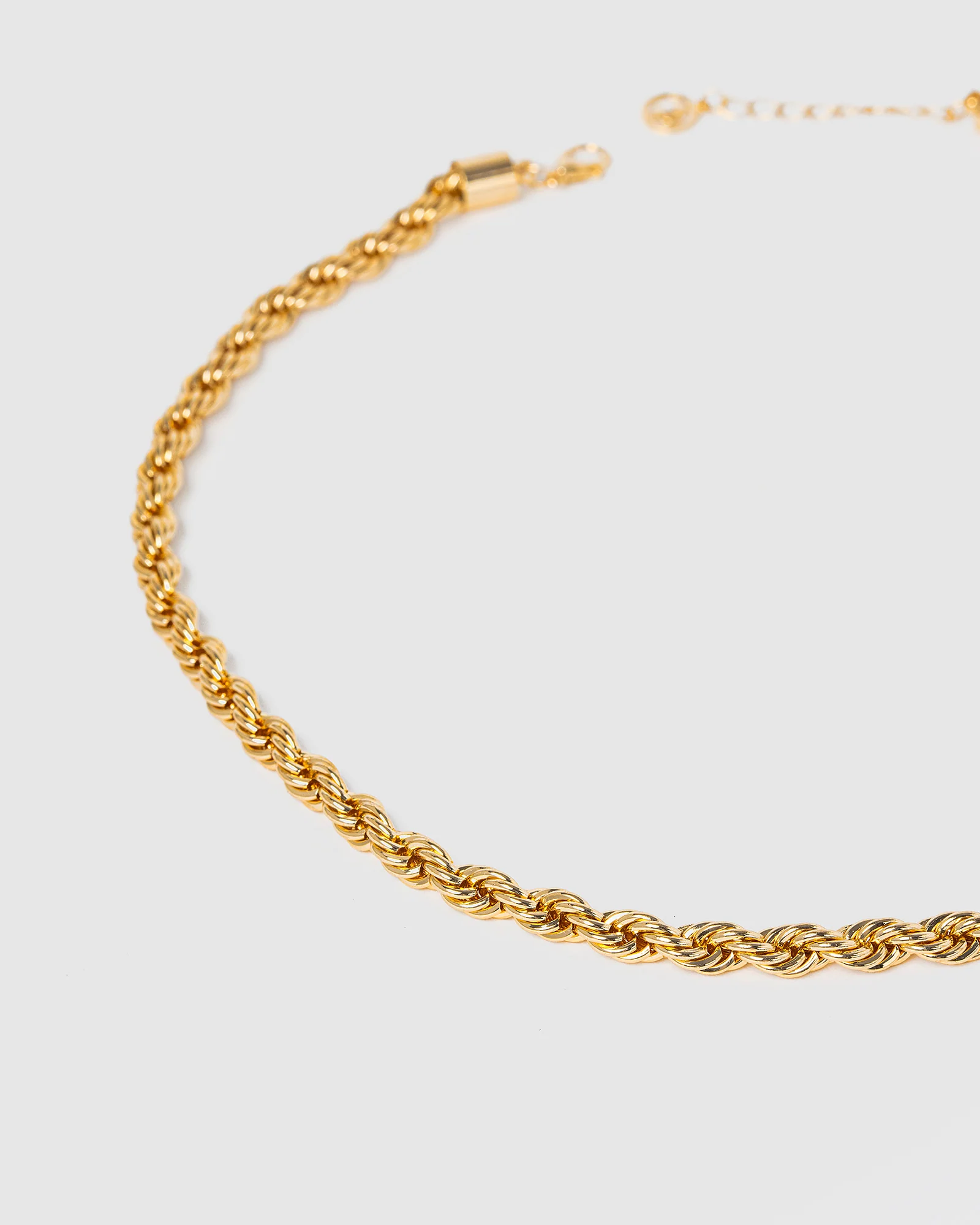 Gold Thick Rope Chain Necklace - Image 3