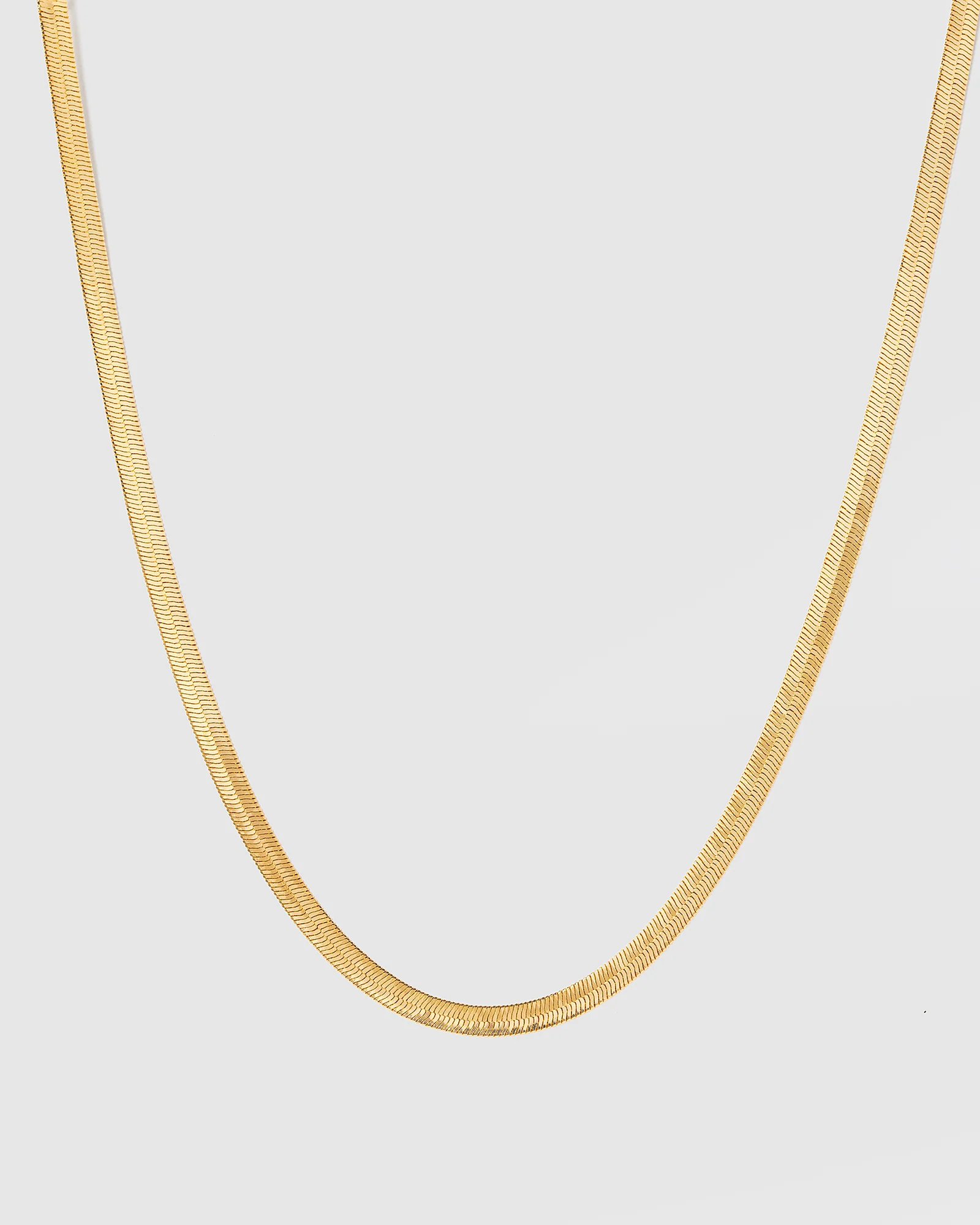 Gold Thick Snake Chain Necklace
