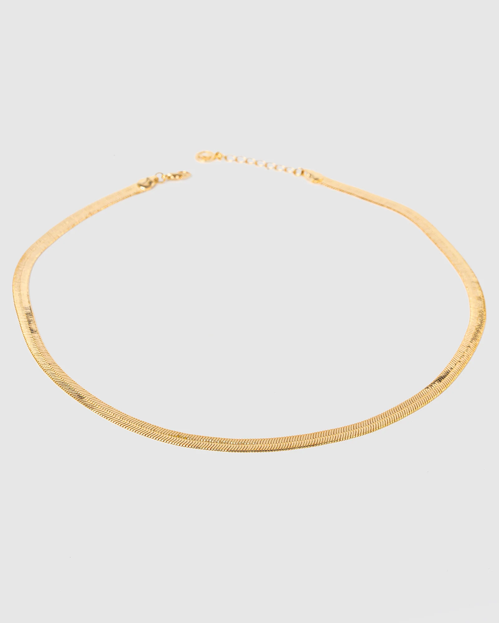 Gold Thick Snake Chain Necklace - Image 2