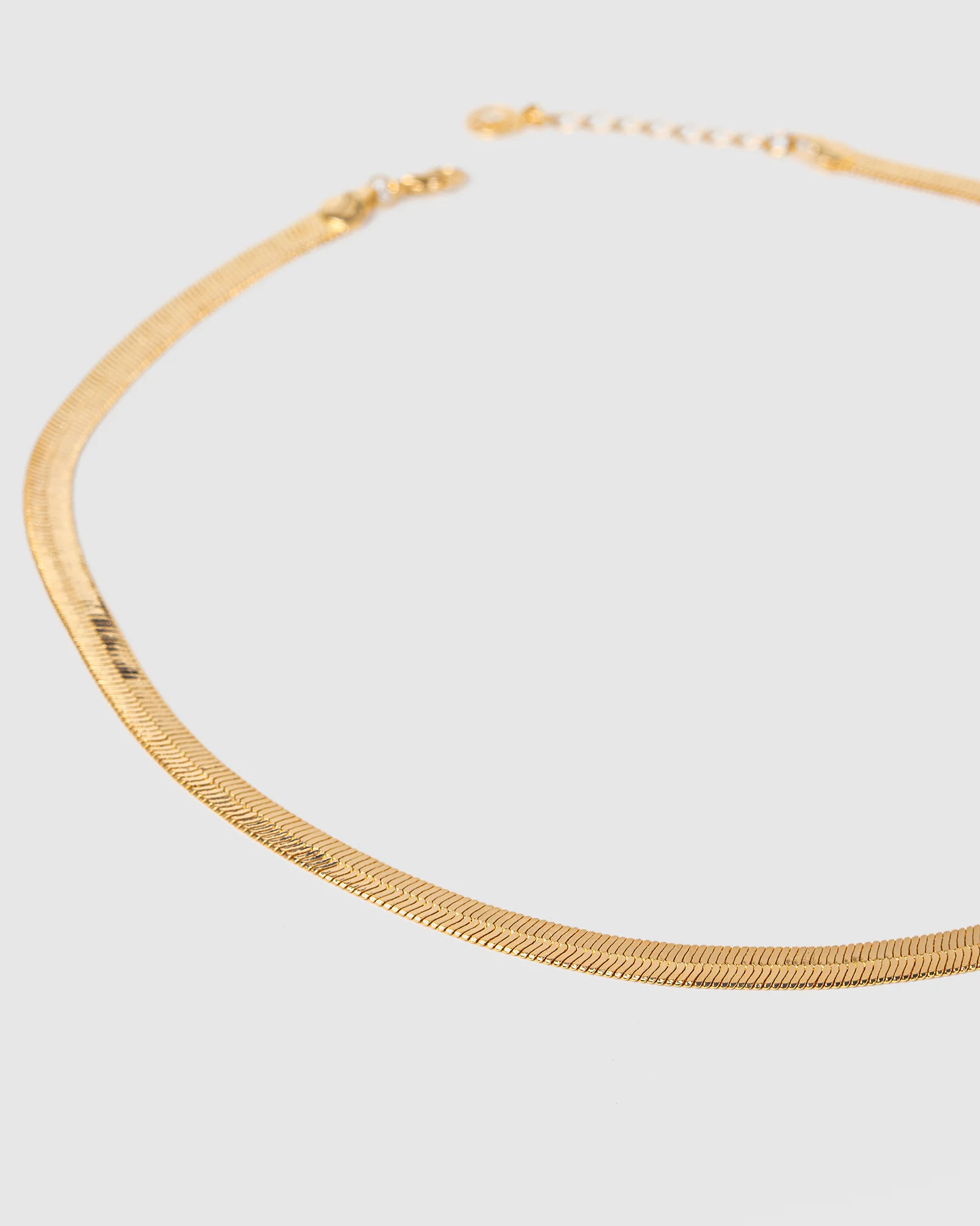 Gold Thick Snake Chain Necklace - Image 3