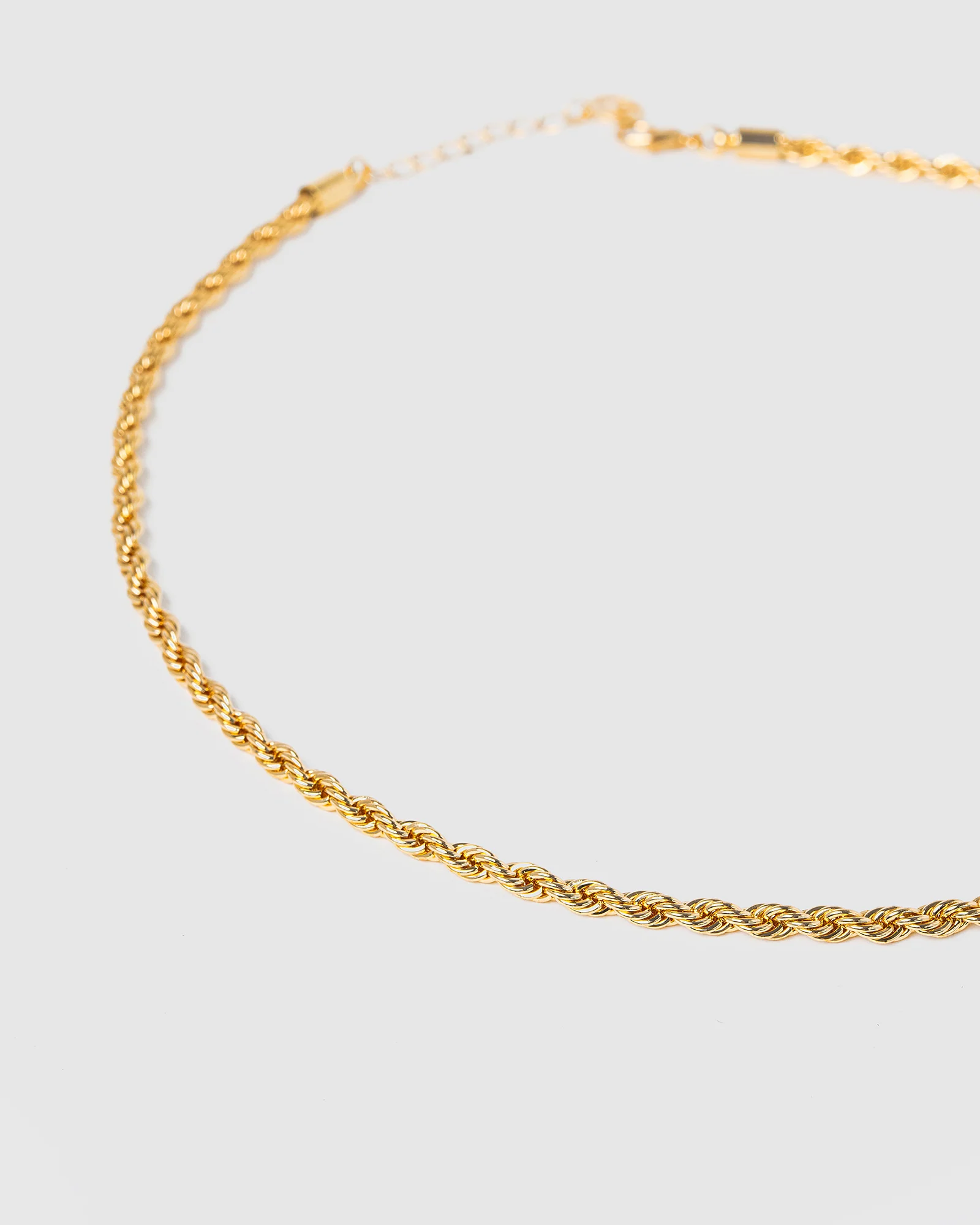 Gold Thin Rope Chain Necklace - Image 3