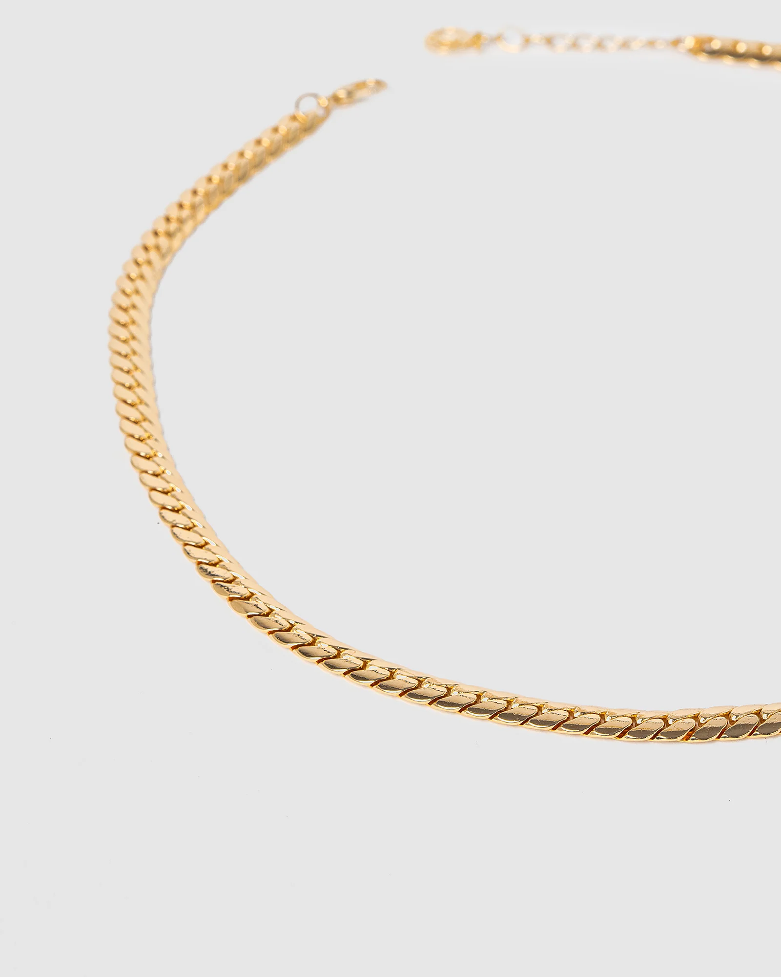 Gold Wheat Chain Necklace - Image 3