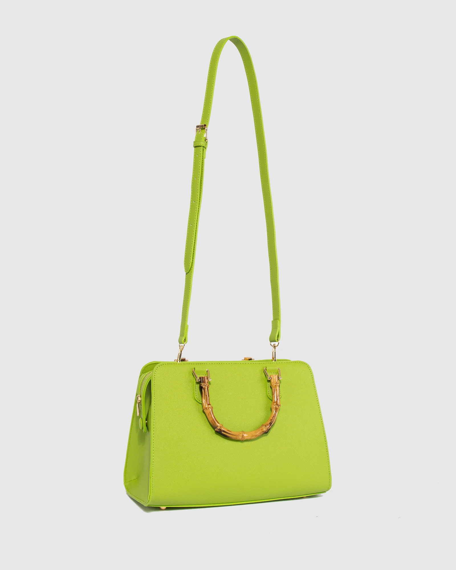 Green Lynne Weave Tote - Image 3