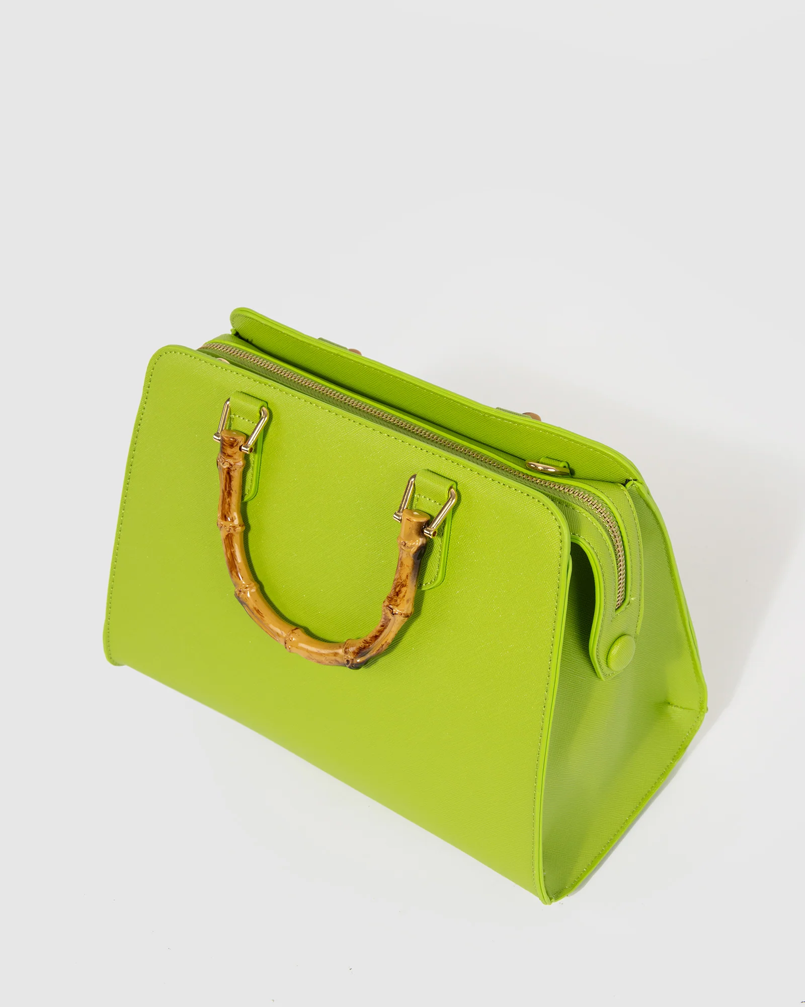Green Lynne Weave Tote - Image 4