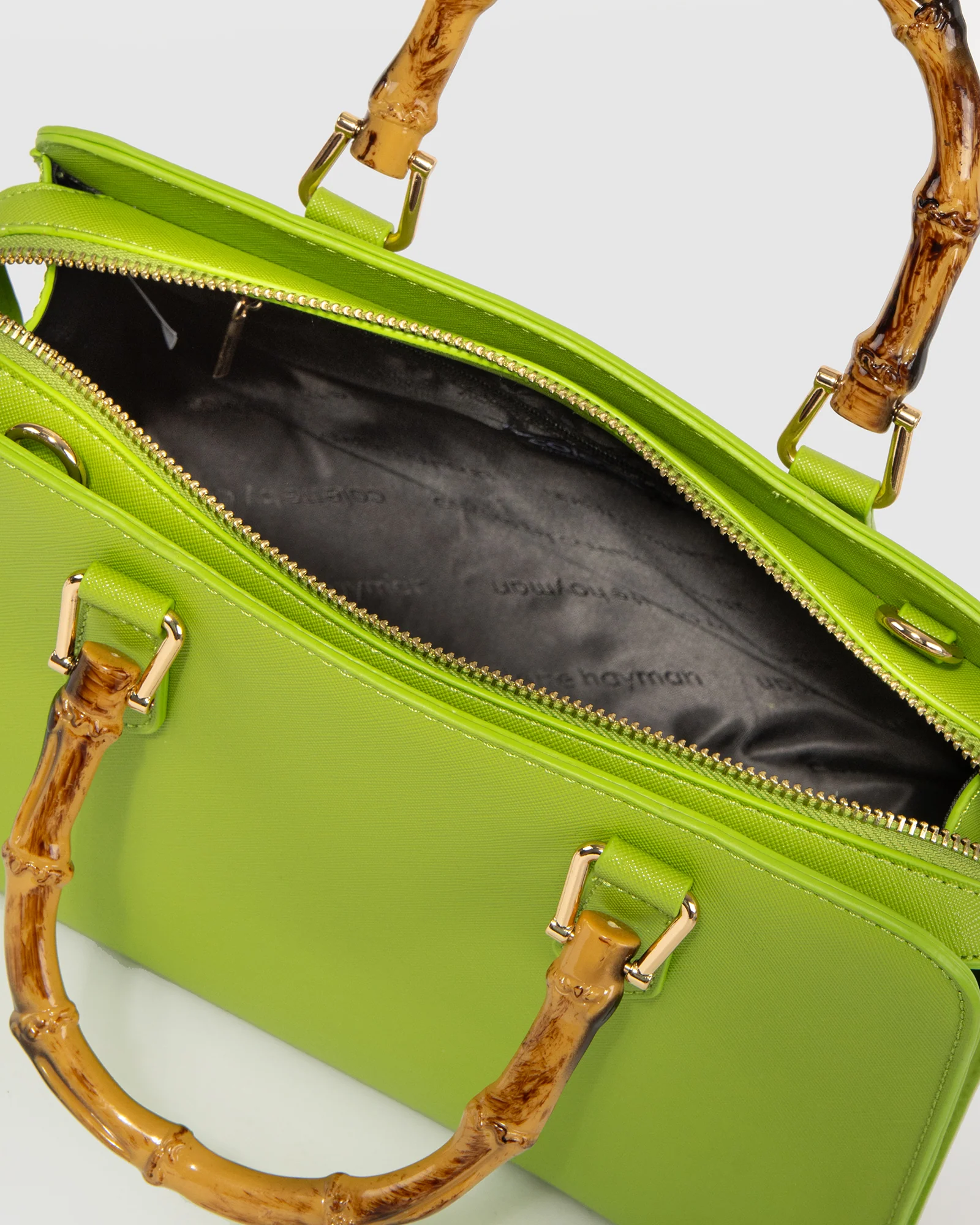 Green Lynne Weave Tote - Image 5