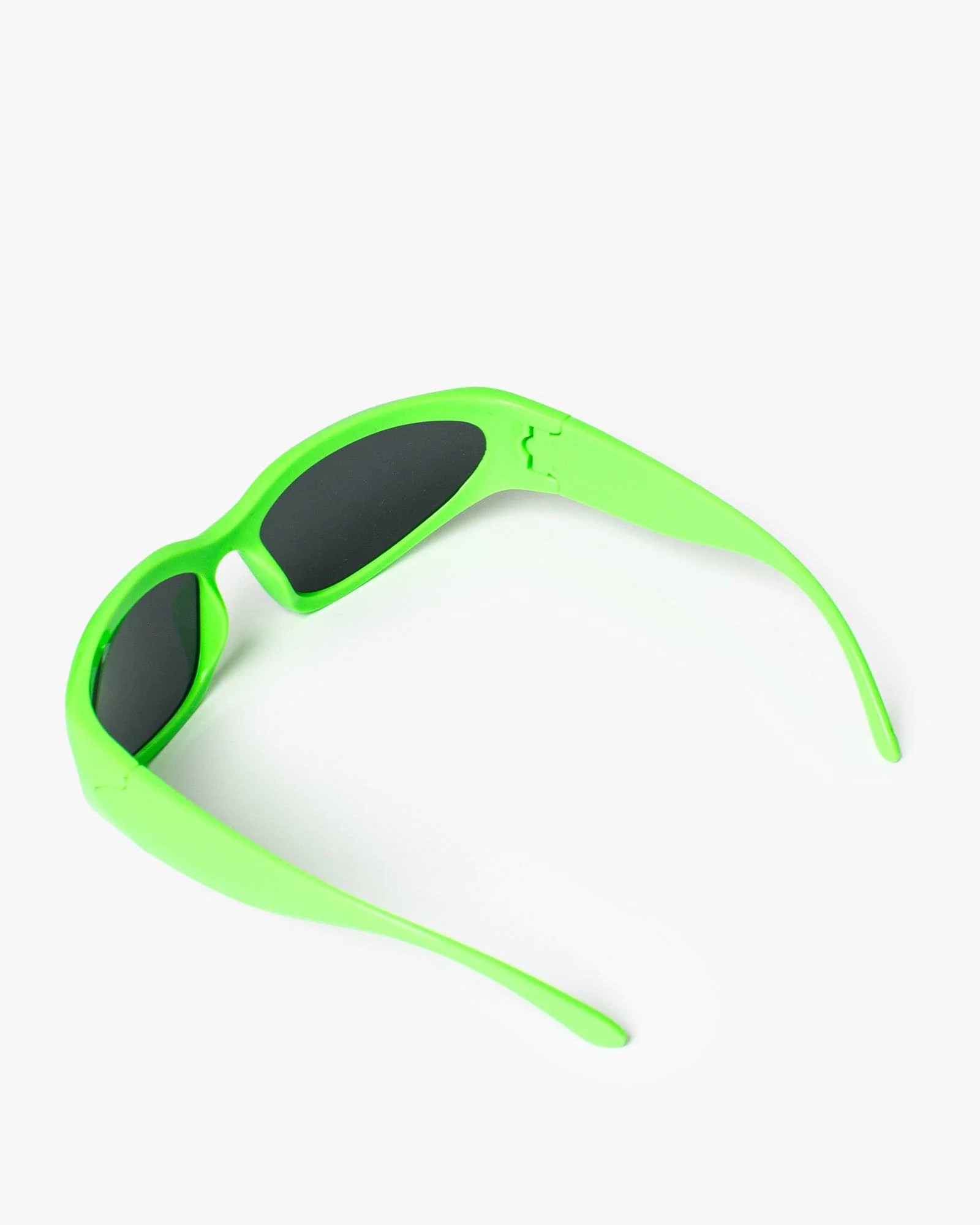 Green Neon Racer Style Sunglasses - Image 3
