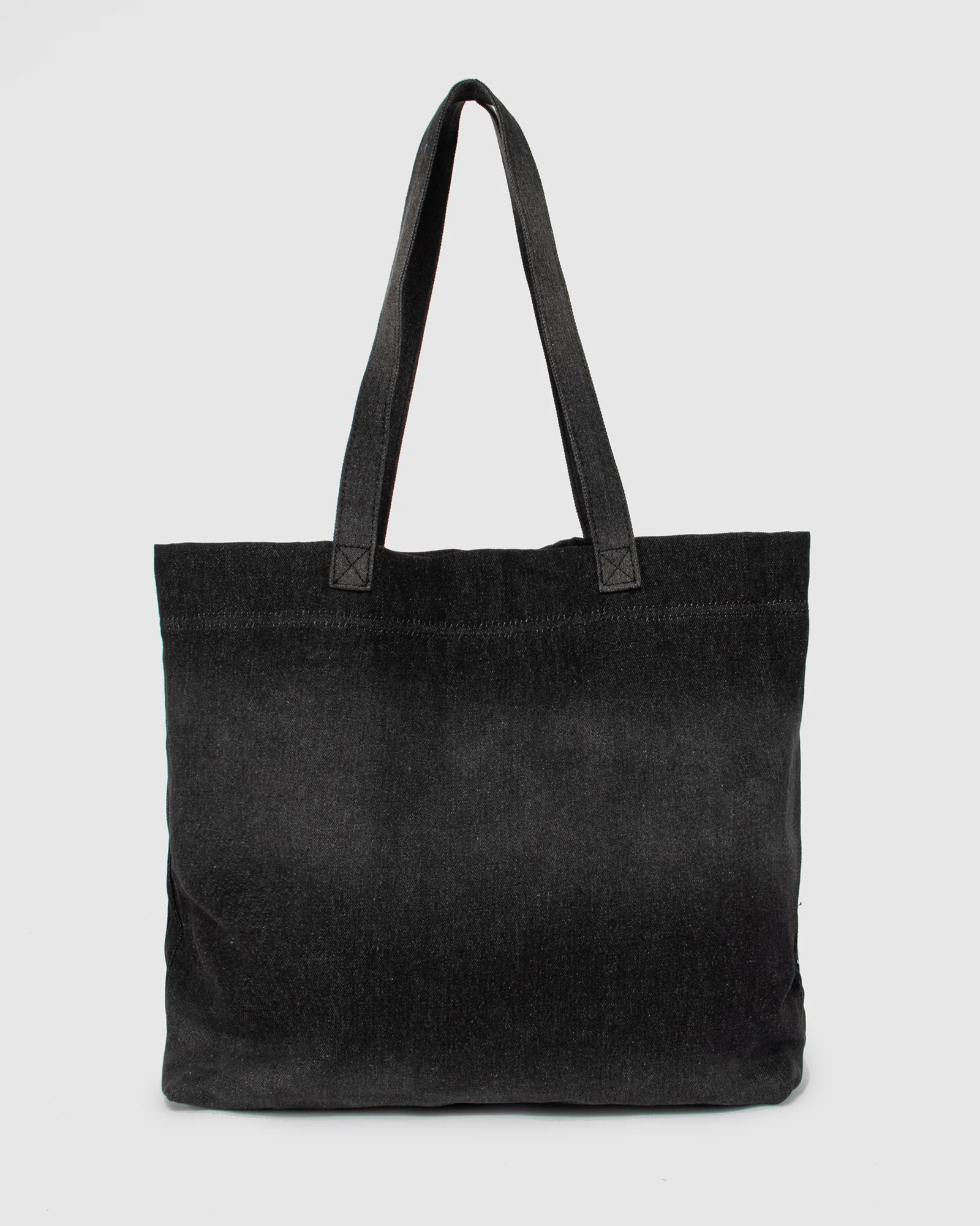 Grey Clara Denim Tote - Image 4