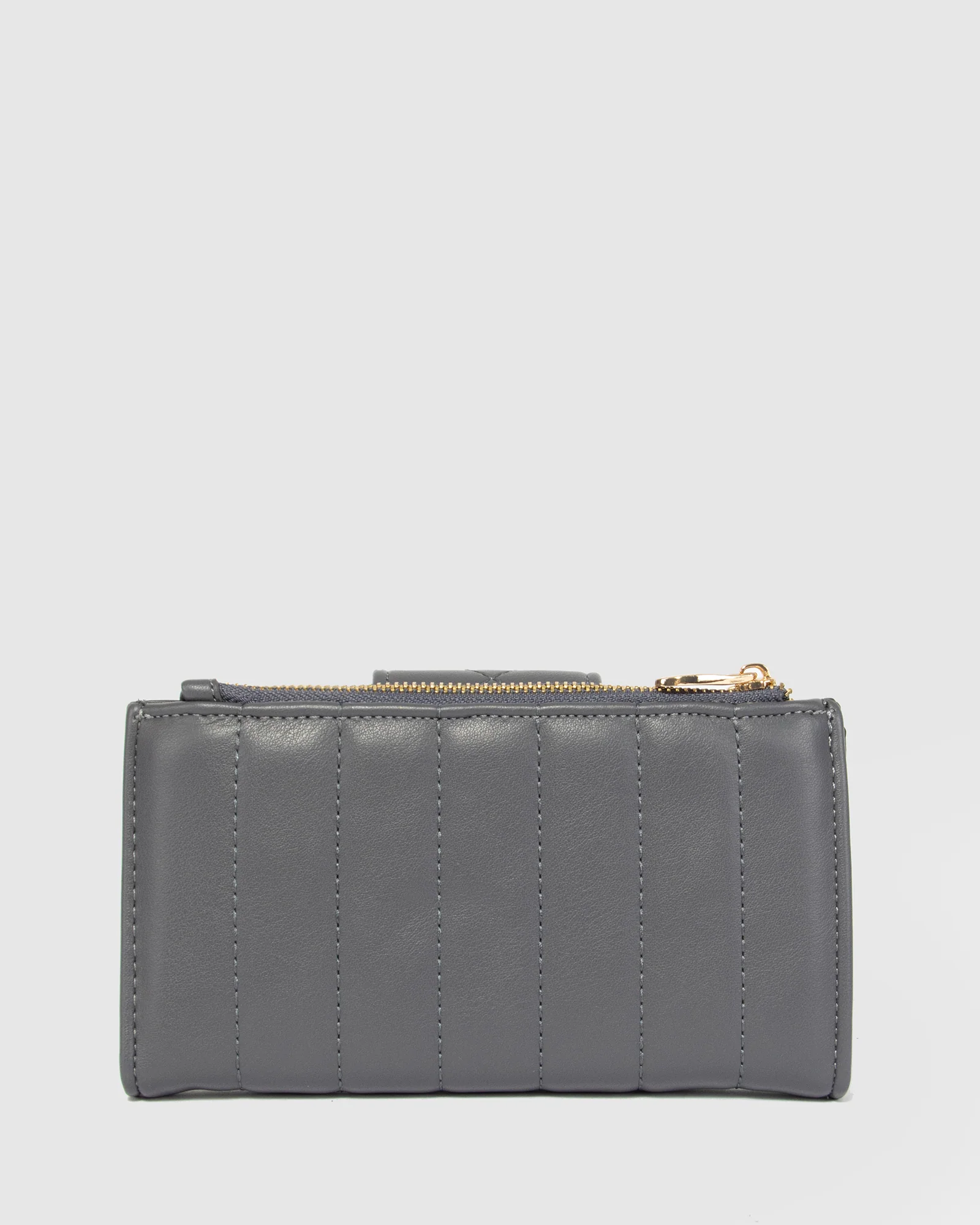 Grey Greta Quilt Wallet - Image 4