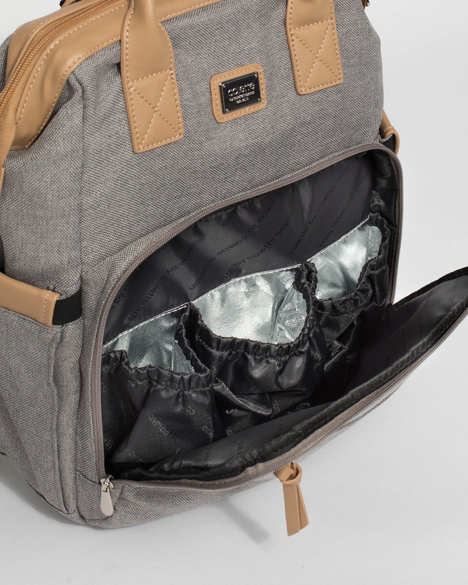 Grey Kyla Baby Bag Backpack - Image 10