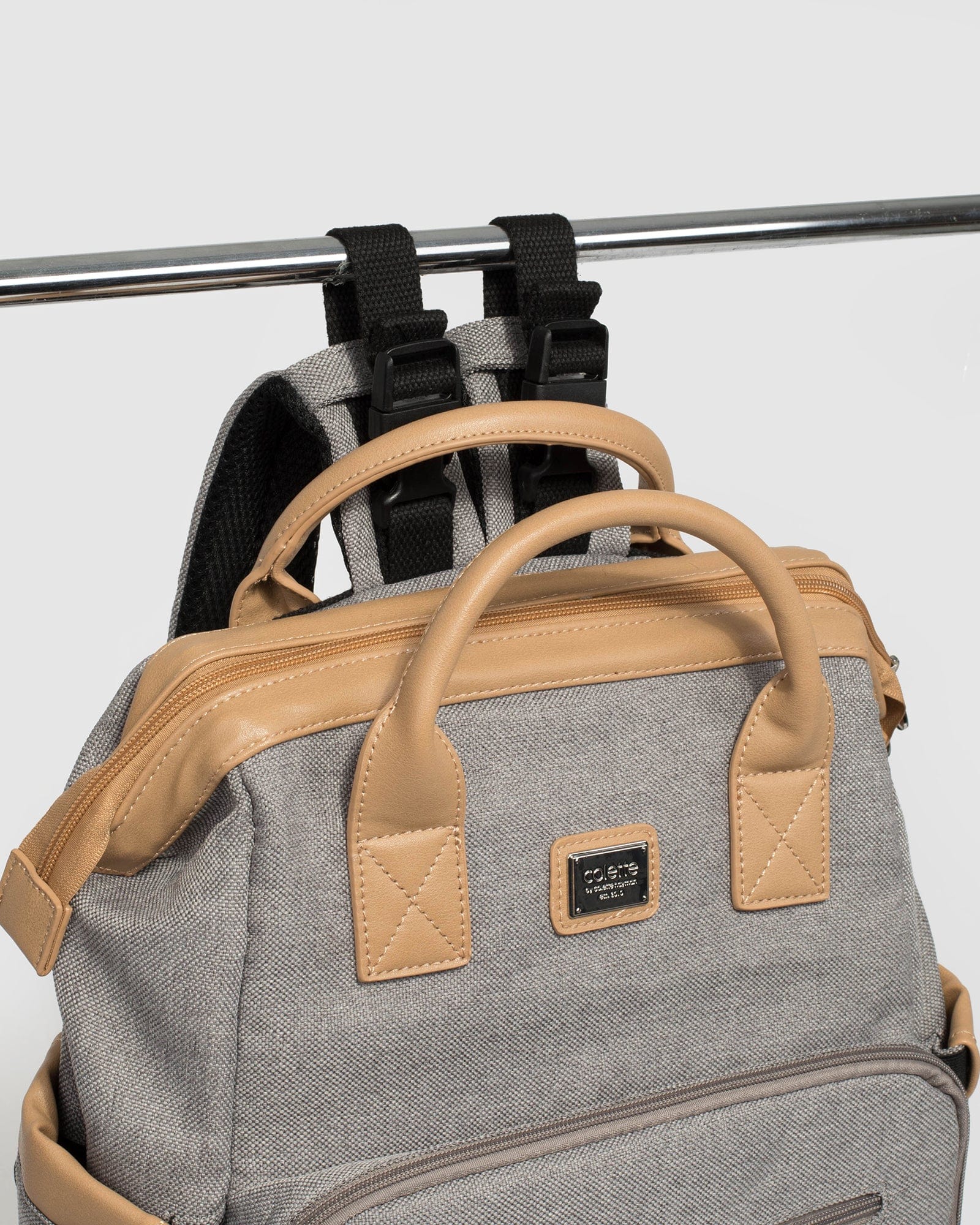 Grey Kyla Baby Bag Backpack - Image 4