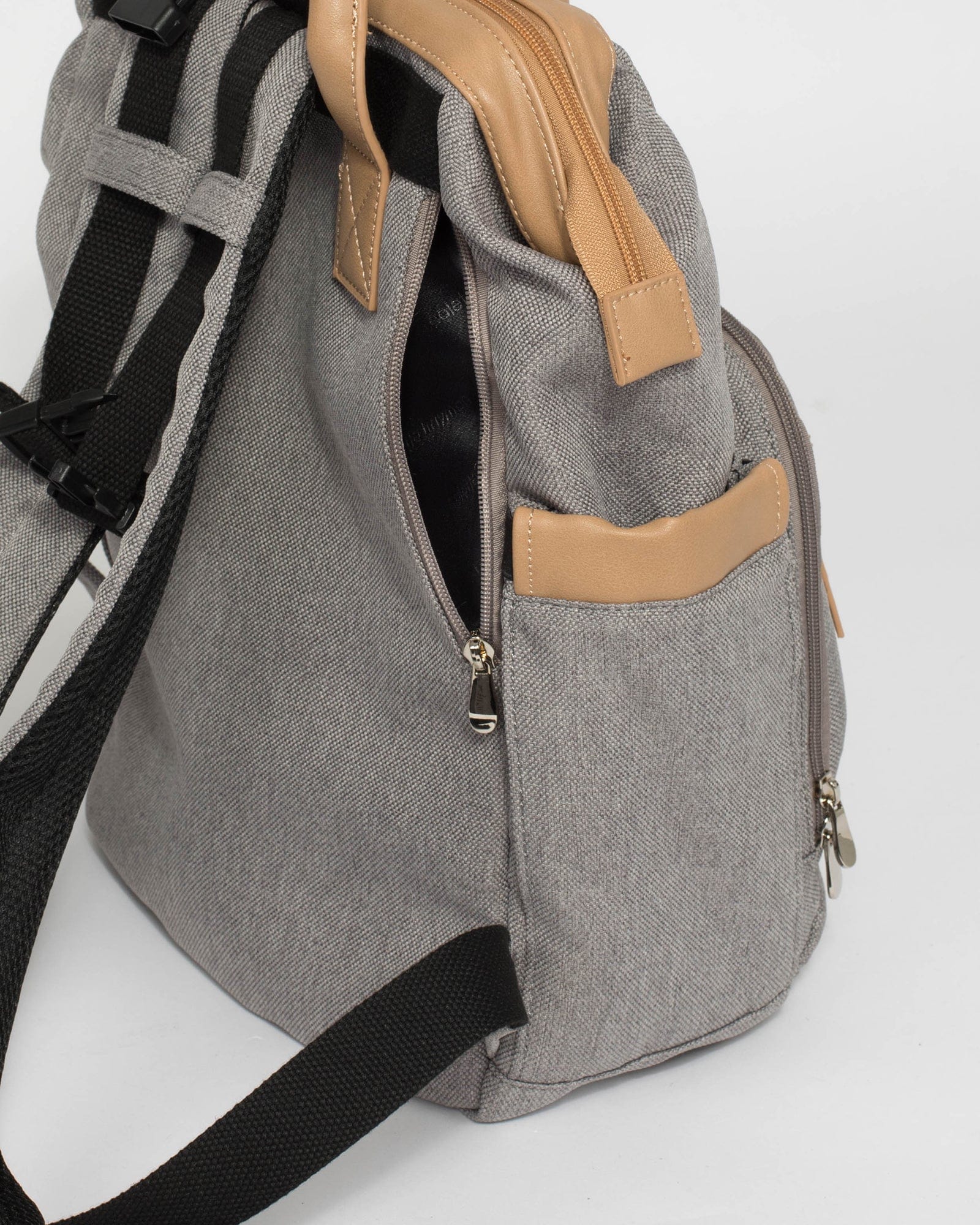 Grey Kyla Baby Bag Backpack - Image 7