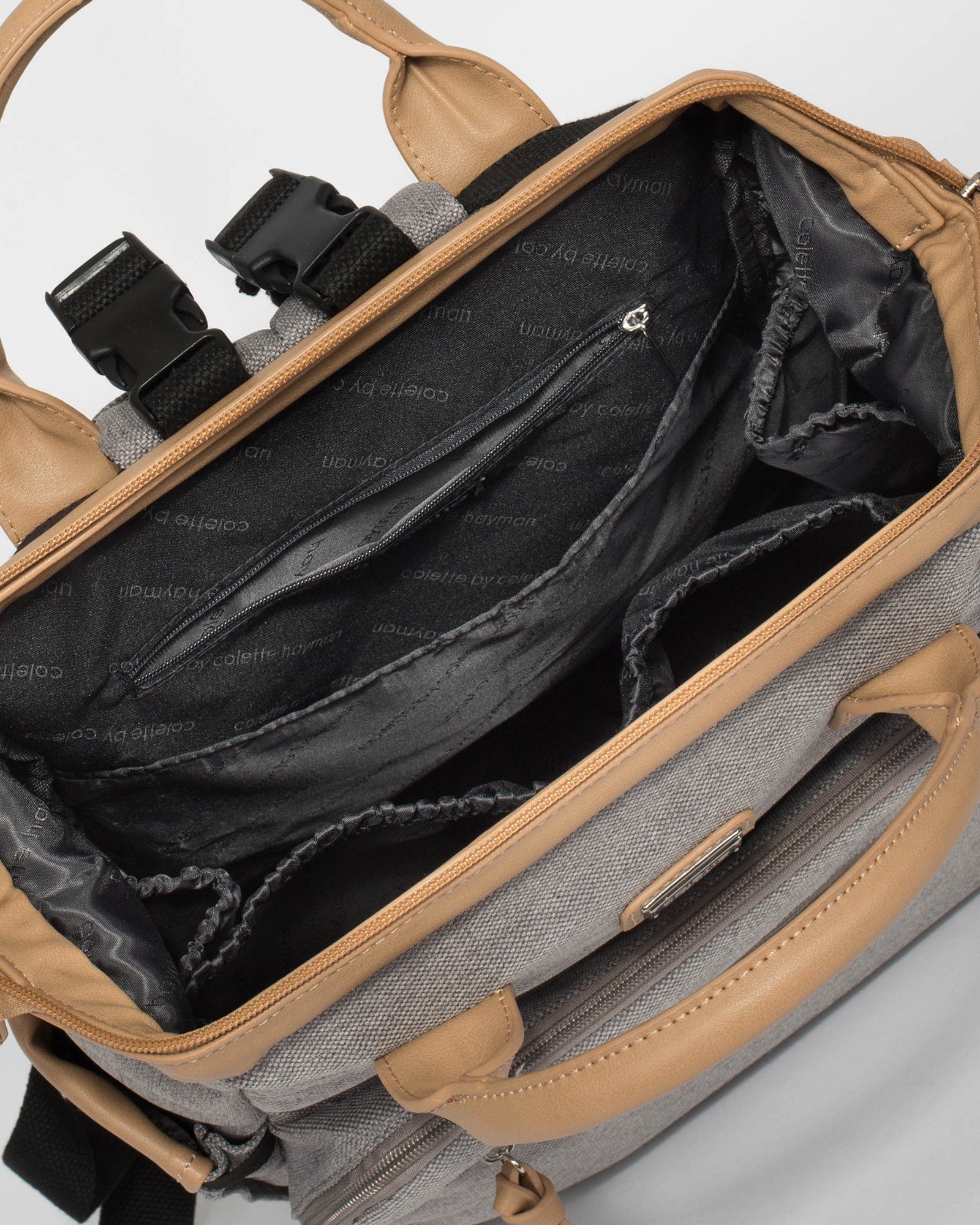 Grey Kyla Baby Bag Backpack - Image 9