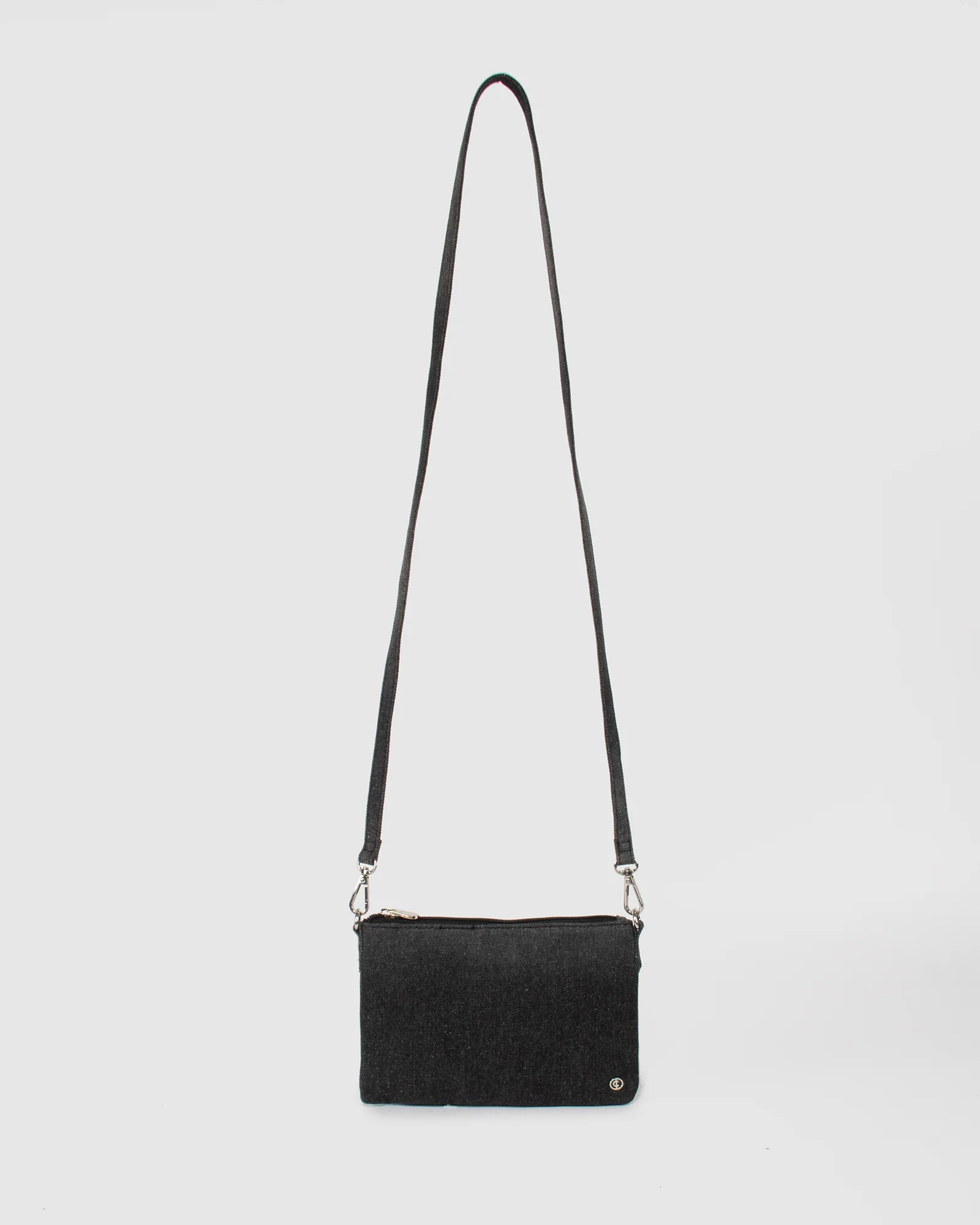 Grey Mary Kate Denim Crossbody - Image 4