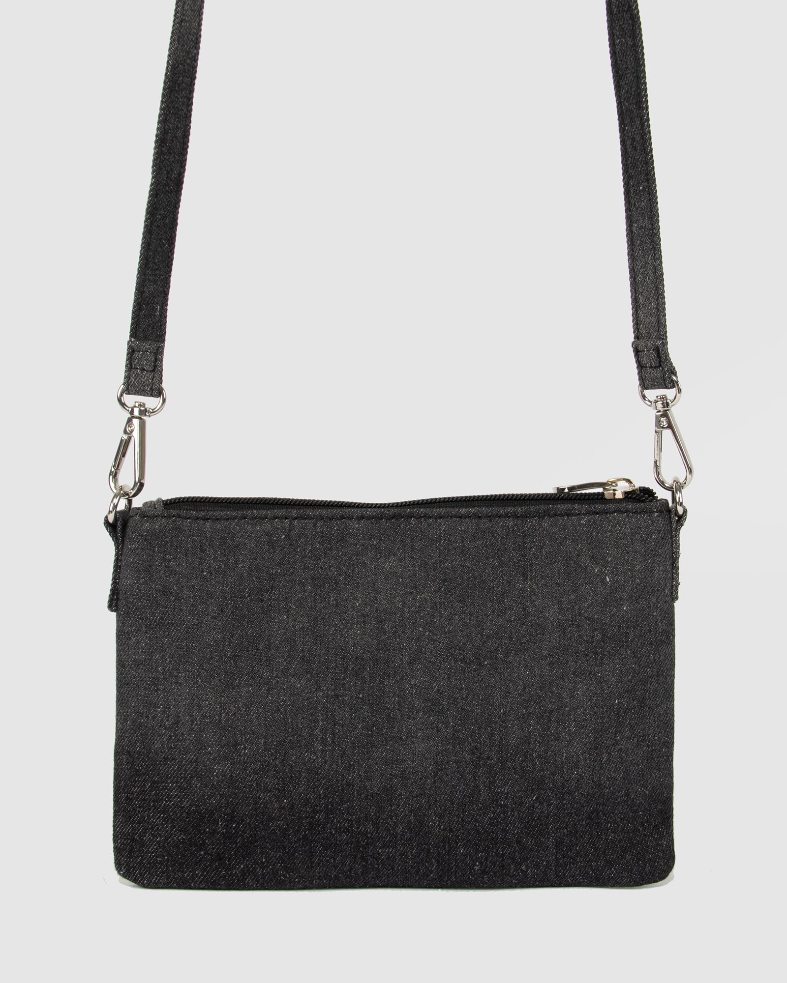Grey Mary Kate Denim Crossbody - Image 5