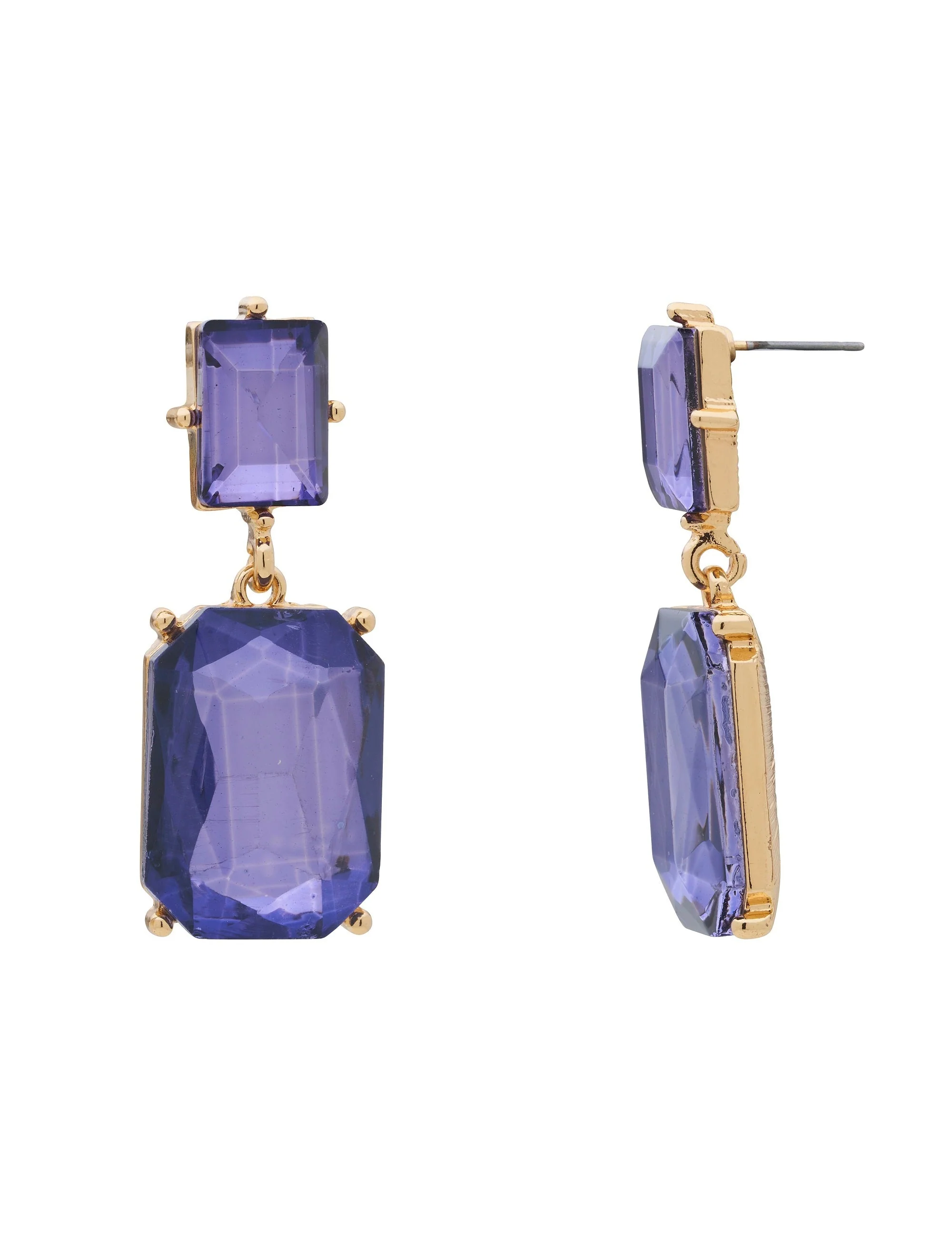 INTERLUDE RECTANGLE DROP EARRING - Image 3