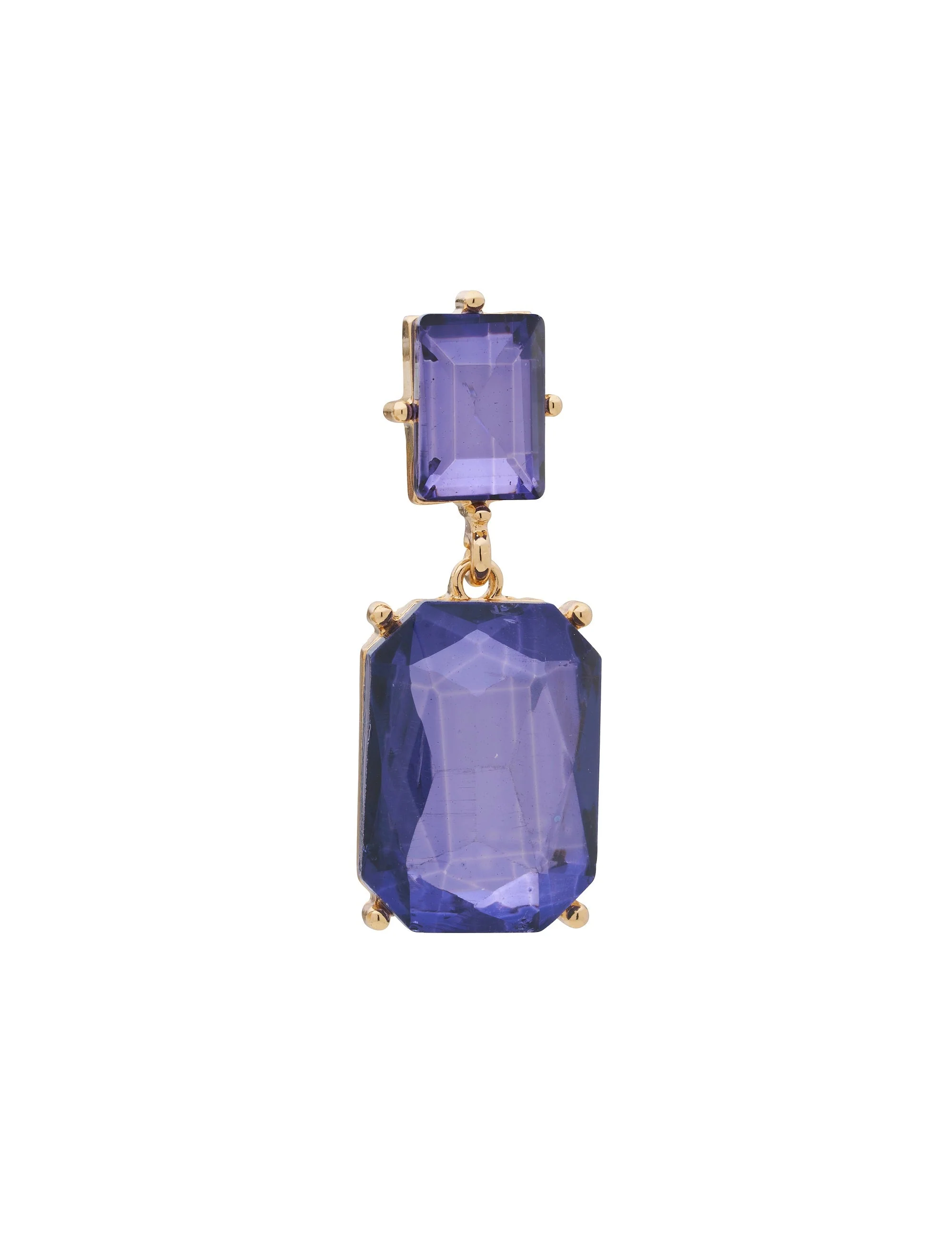 INTERLUDE RECTANGLE DROP EARRING - Image 4