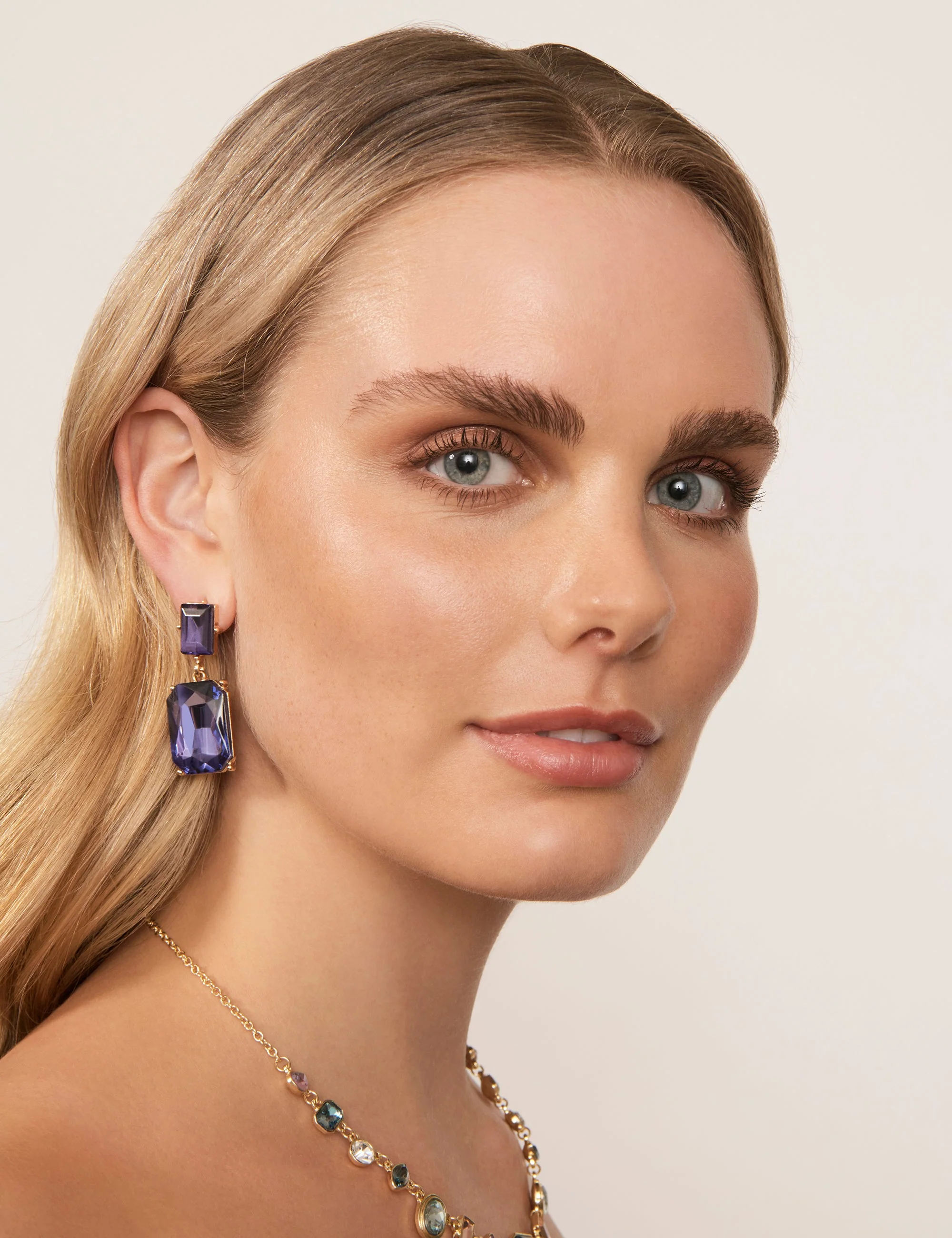 INTERLUDE RECTANGLE DROP EARRING - Image 6