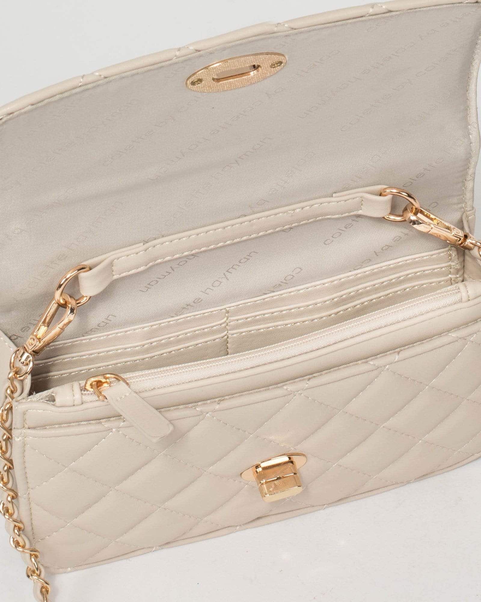 Ivory Eboni Quilted Crossbody Bag - Image 8