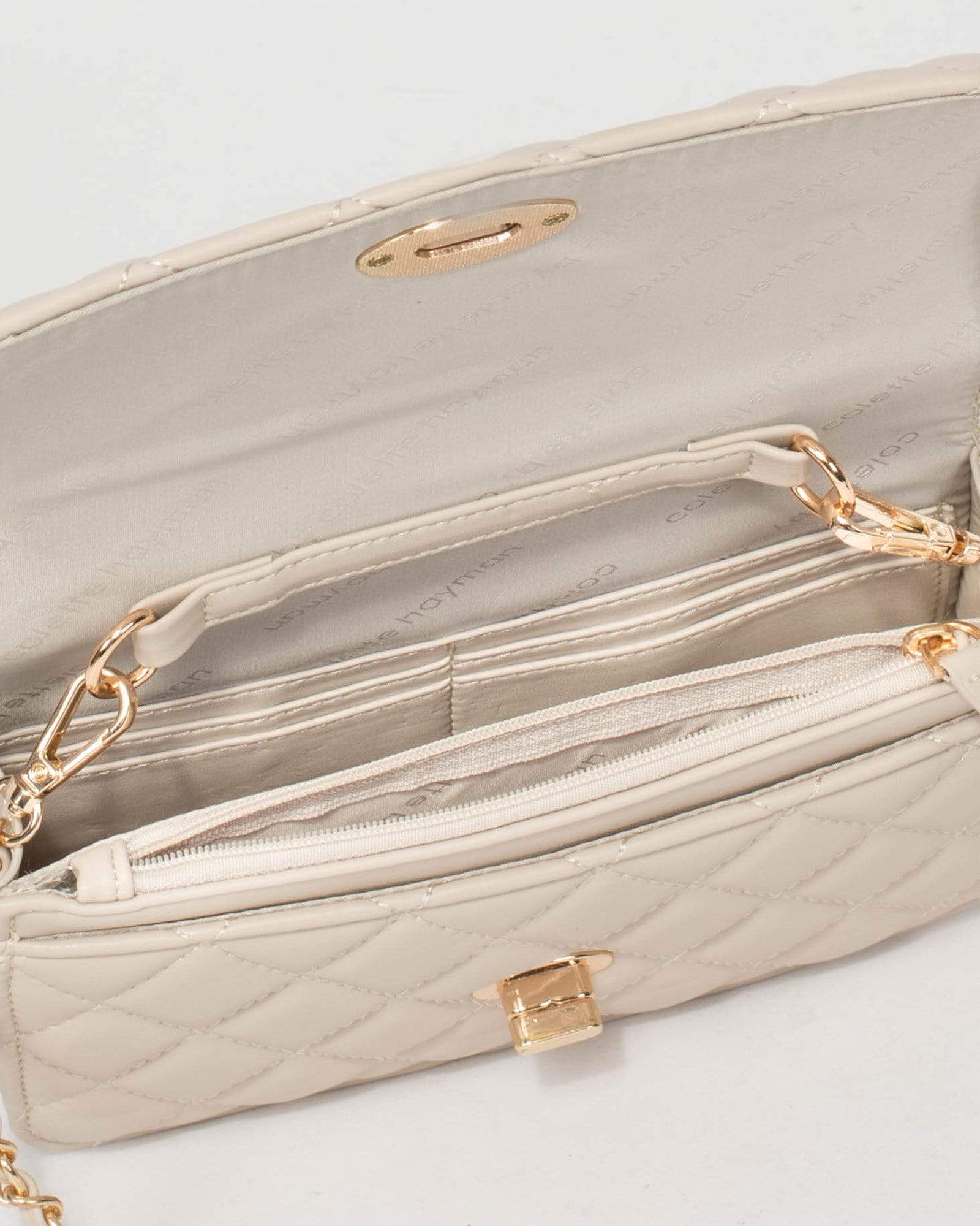 Ivory Eboni Quilted Crossbody Bag - Image 9