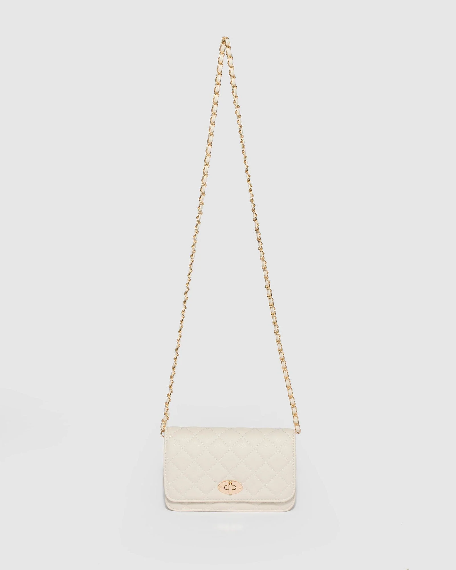 Ivory Eboni Quilted Crossbody Bag - Image 4